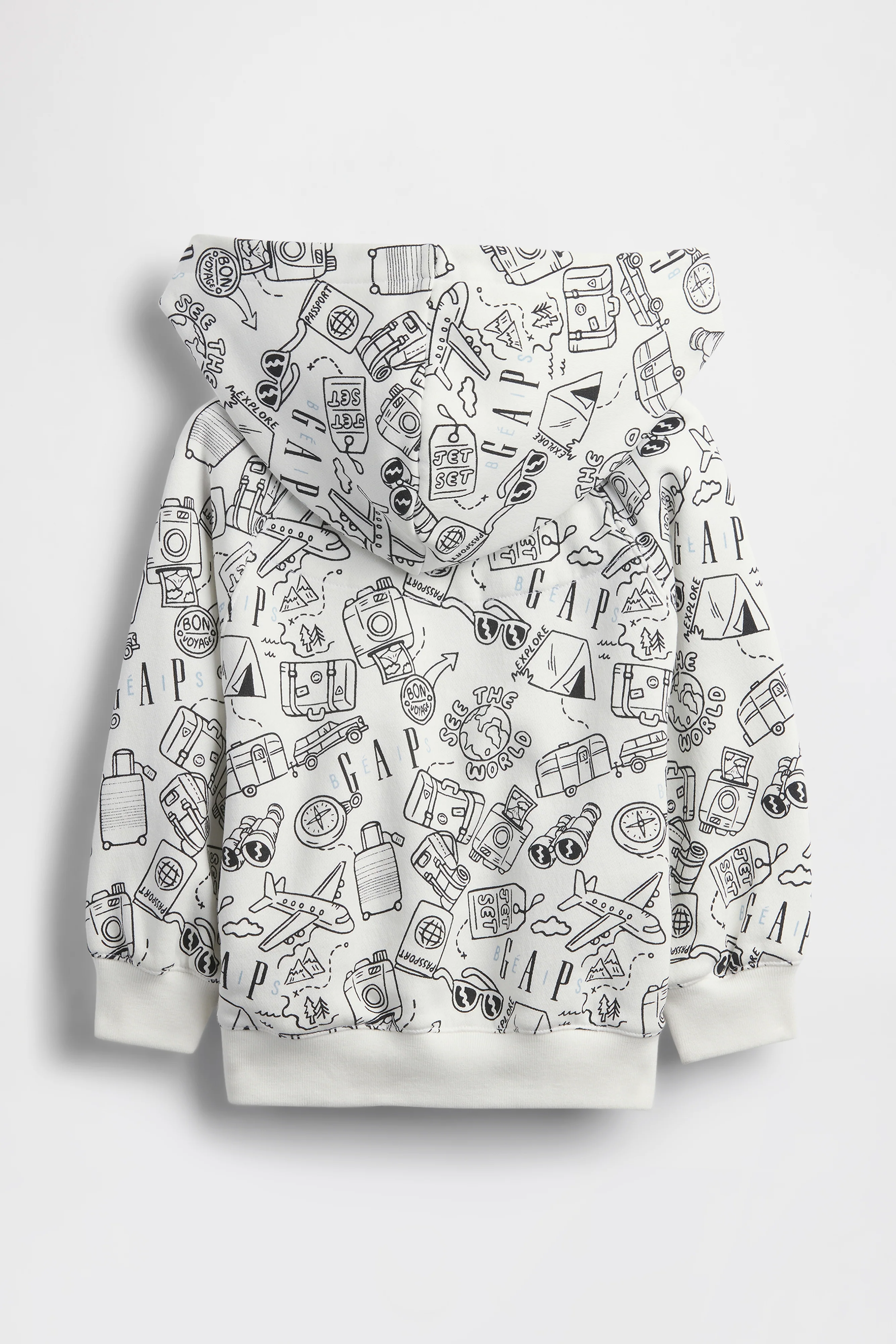 GAP X BÉIS Doodle Hoodie in Optic White - Image 2