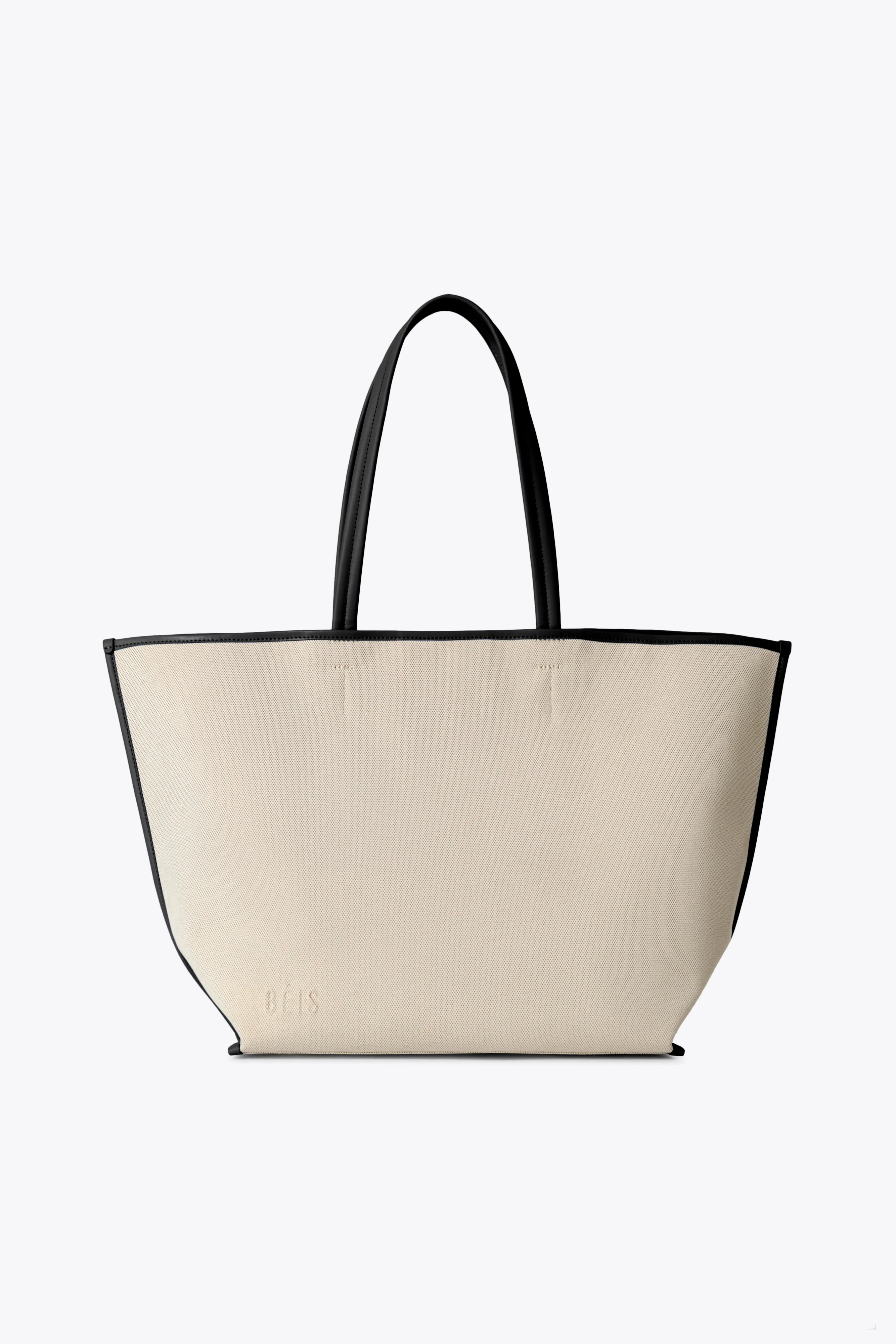 Personalized Canvas and Leather Tote