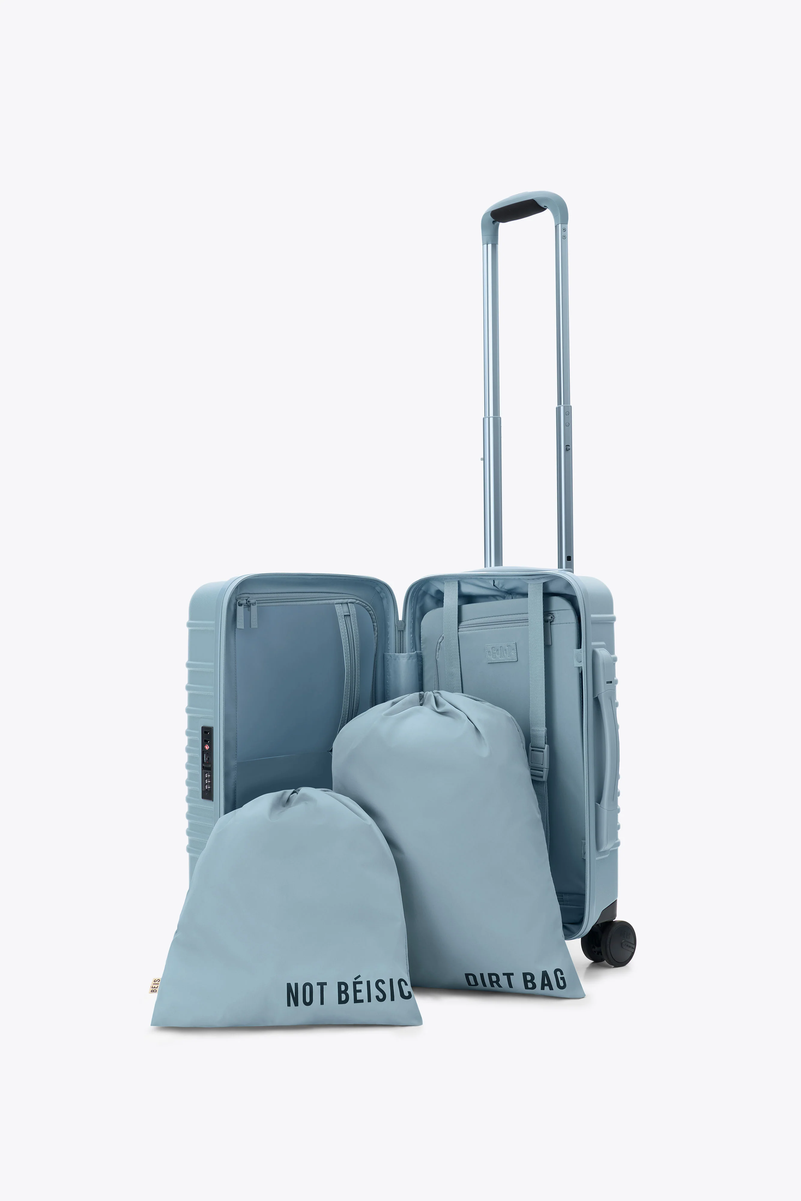 Resale Gap x BÉIS The Small Carry-On Roller in Denim Blue - Image 3