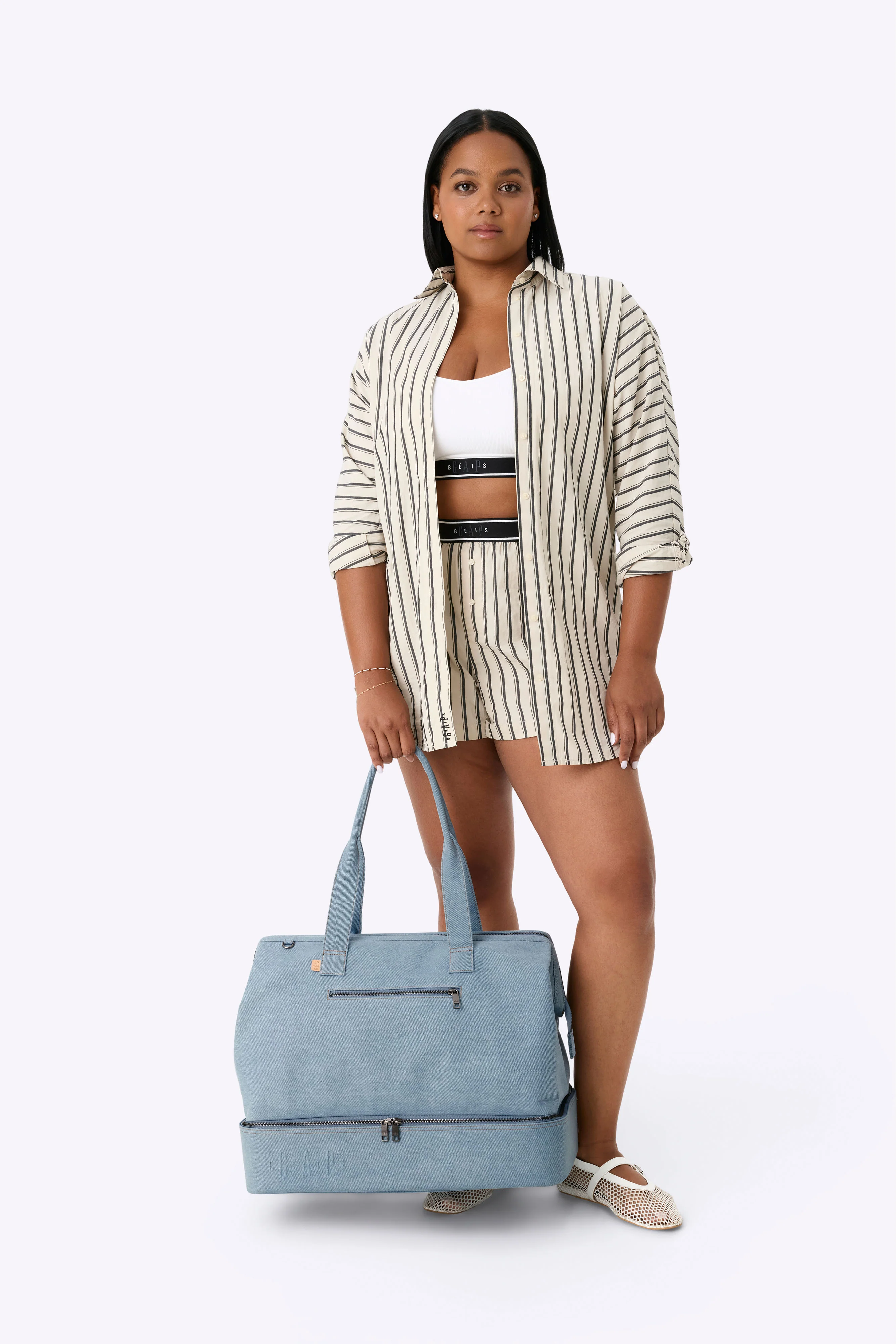 Resale Gap x BÉIS The Weekender in Denim Blue - Image 5