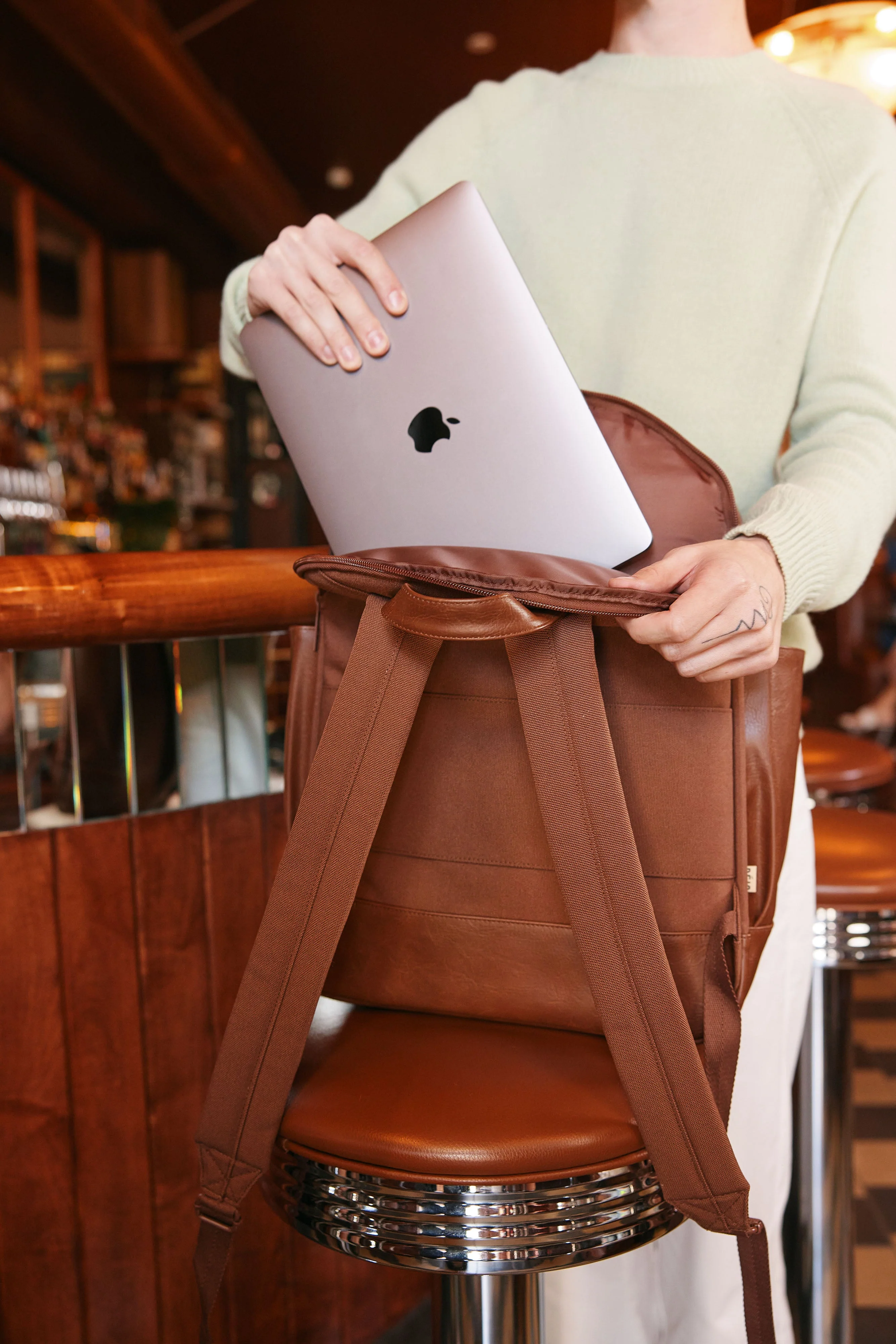 Resale The Travel Backpack in Maple - Image 6