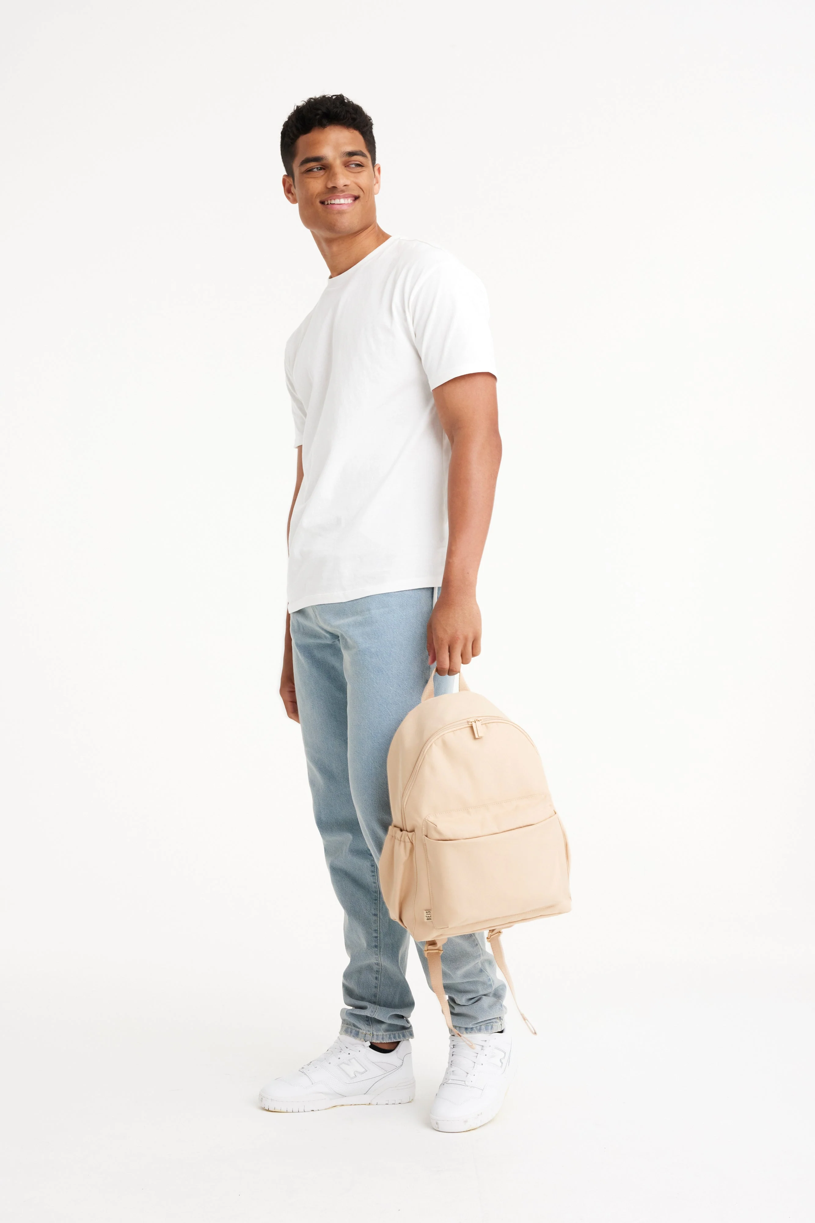 Resale The BÉISics Backpack in Beige - Image 5