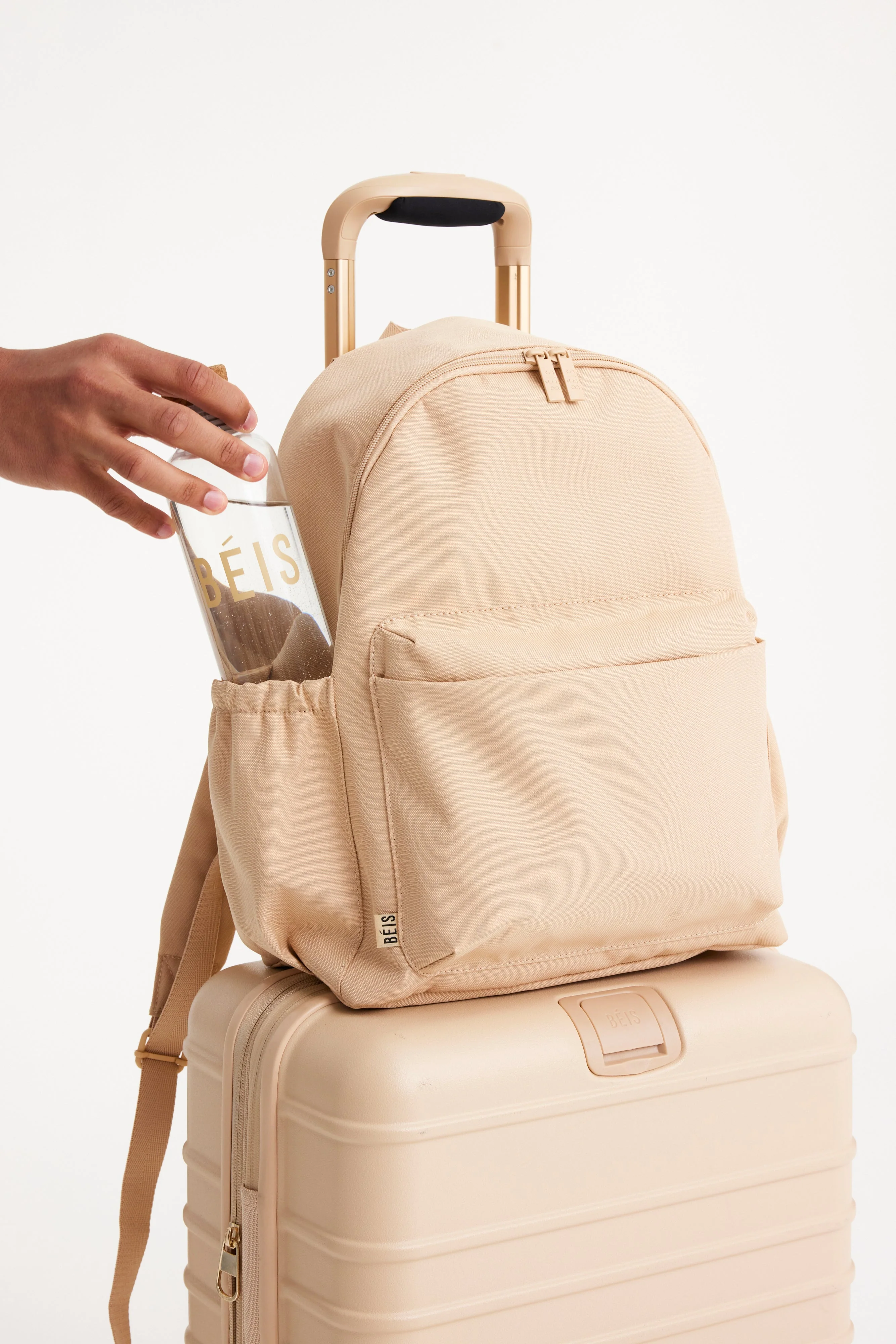Resale The BÉISics Backpack in Beige - Image 6
