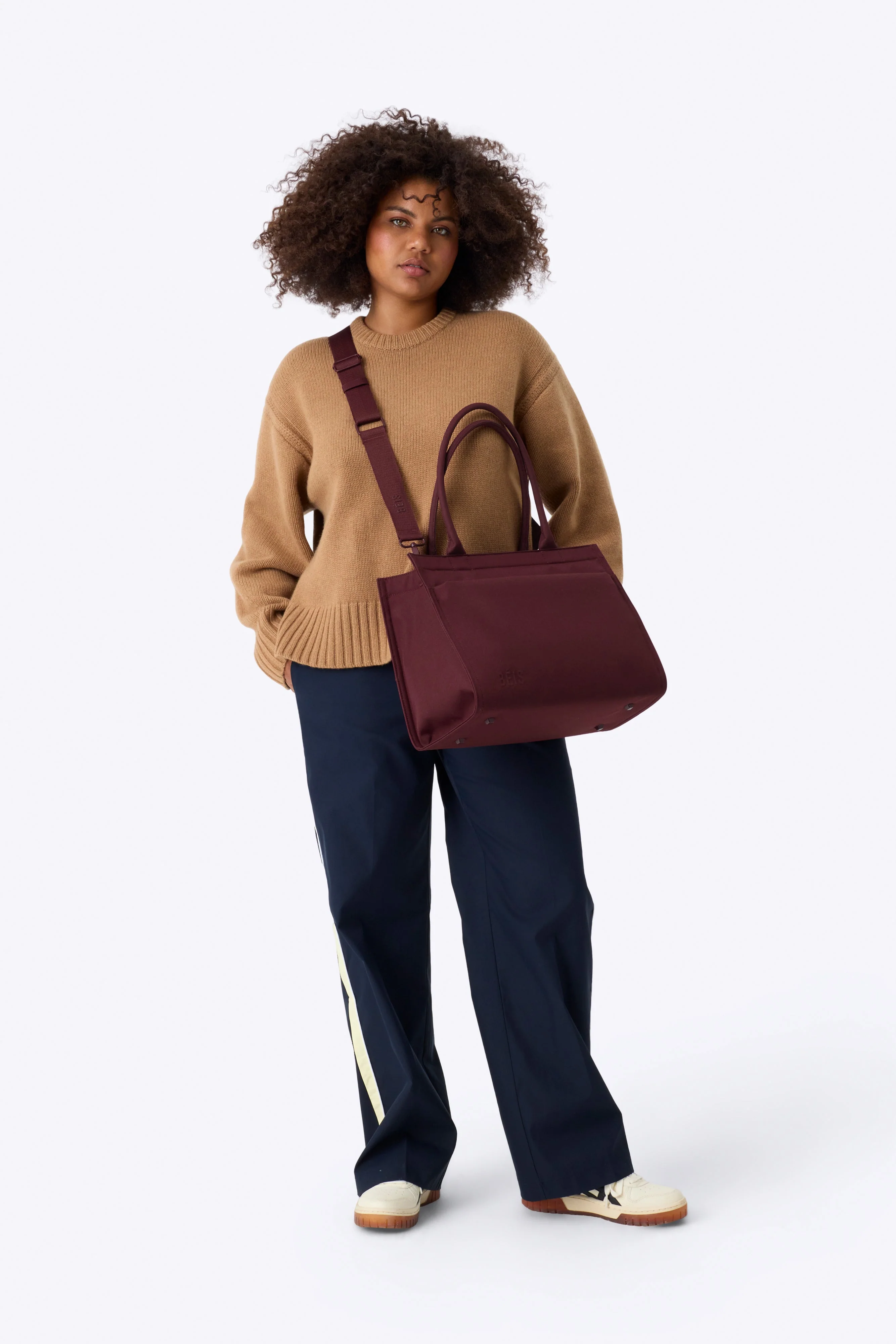 Resale The Book Tote in Burgundy - Image 5