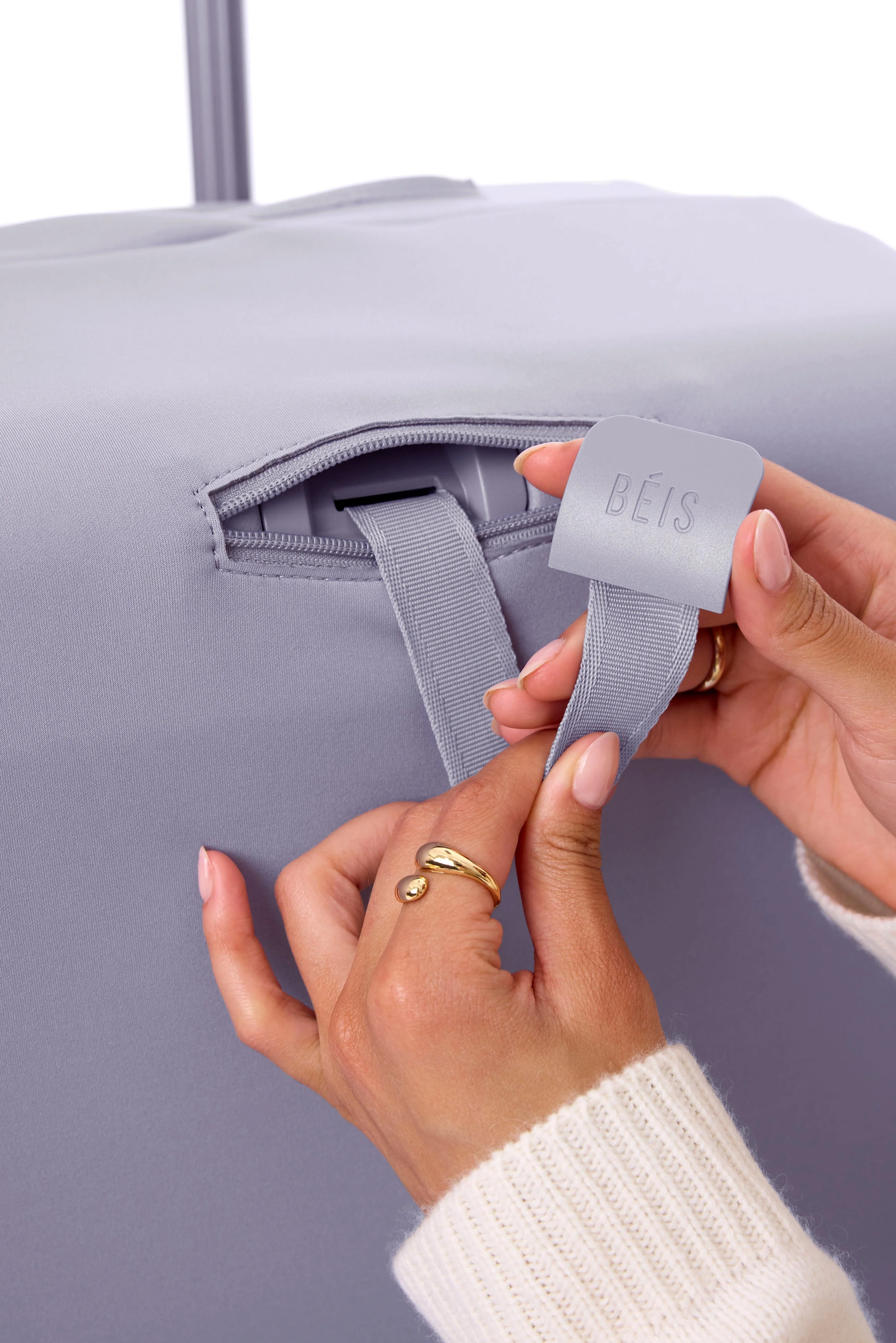 Resale The Carry-On Luggage Cover in Lavender - Image 5