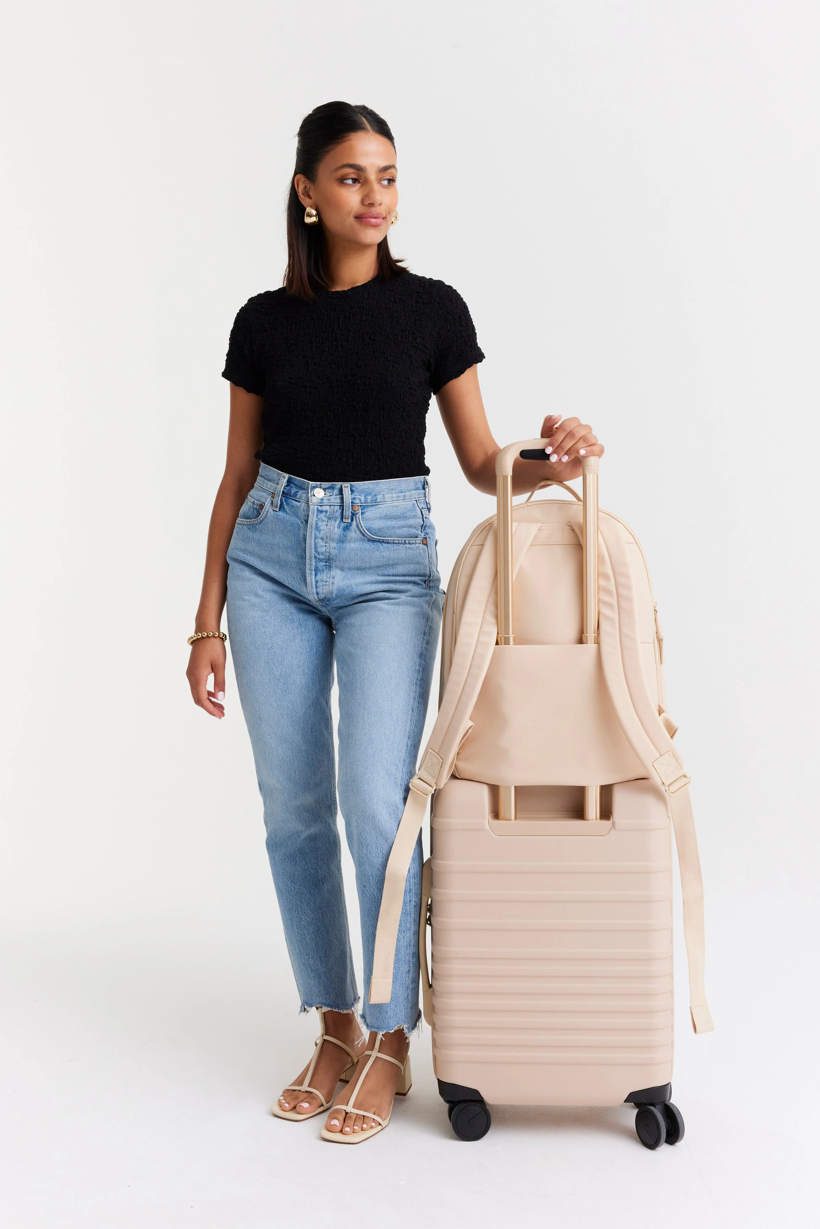 Resale The Commuter Backpack in Beige - Image 4