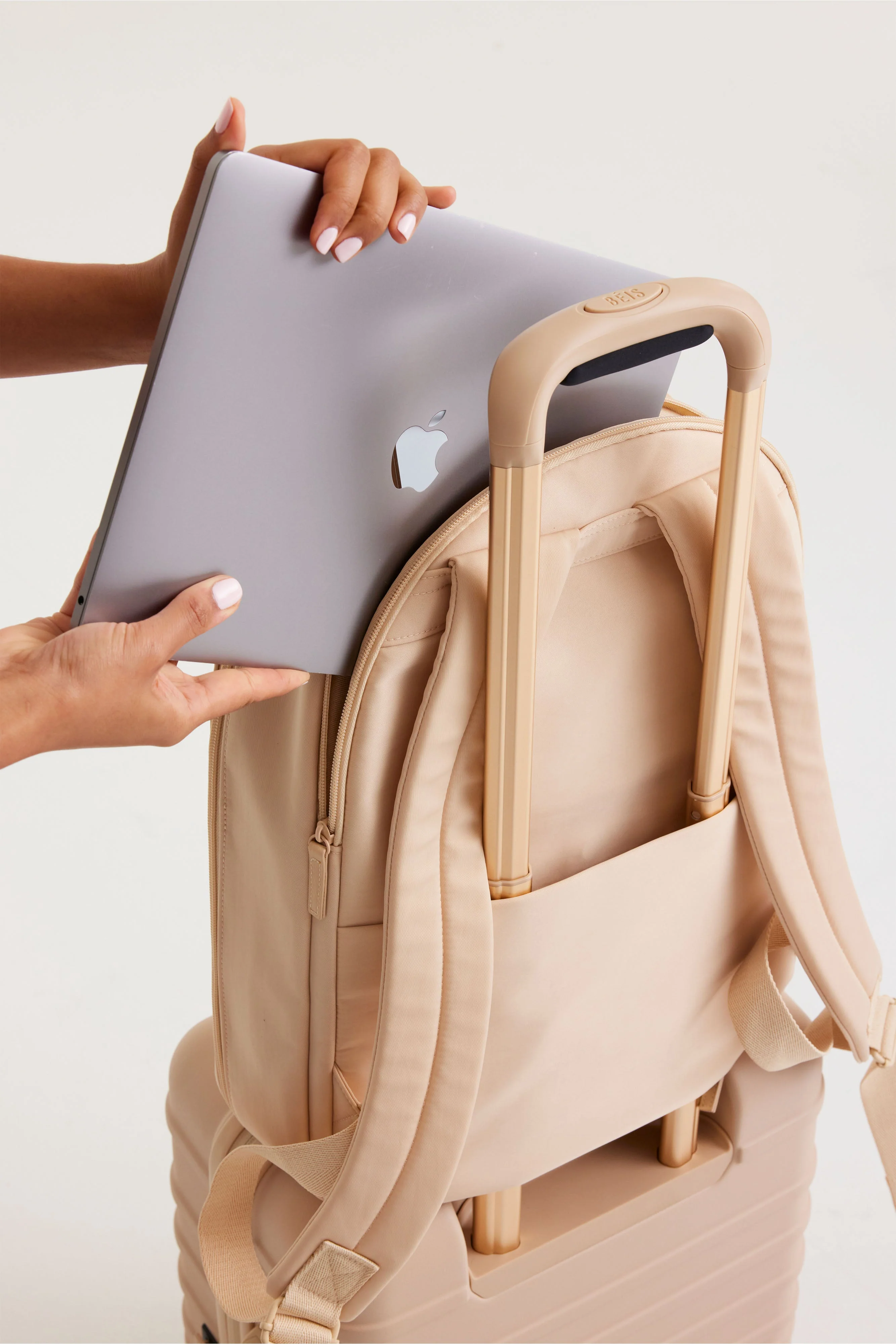 Resale The Commuter Backpack in Beige - Image 7