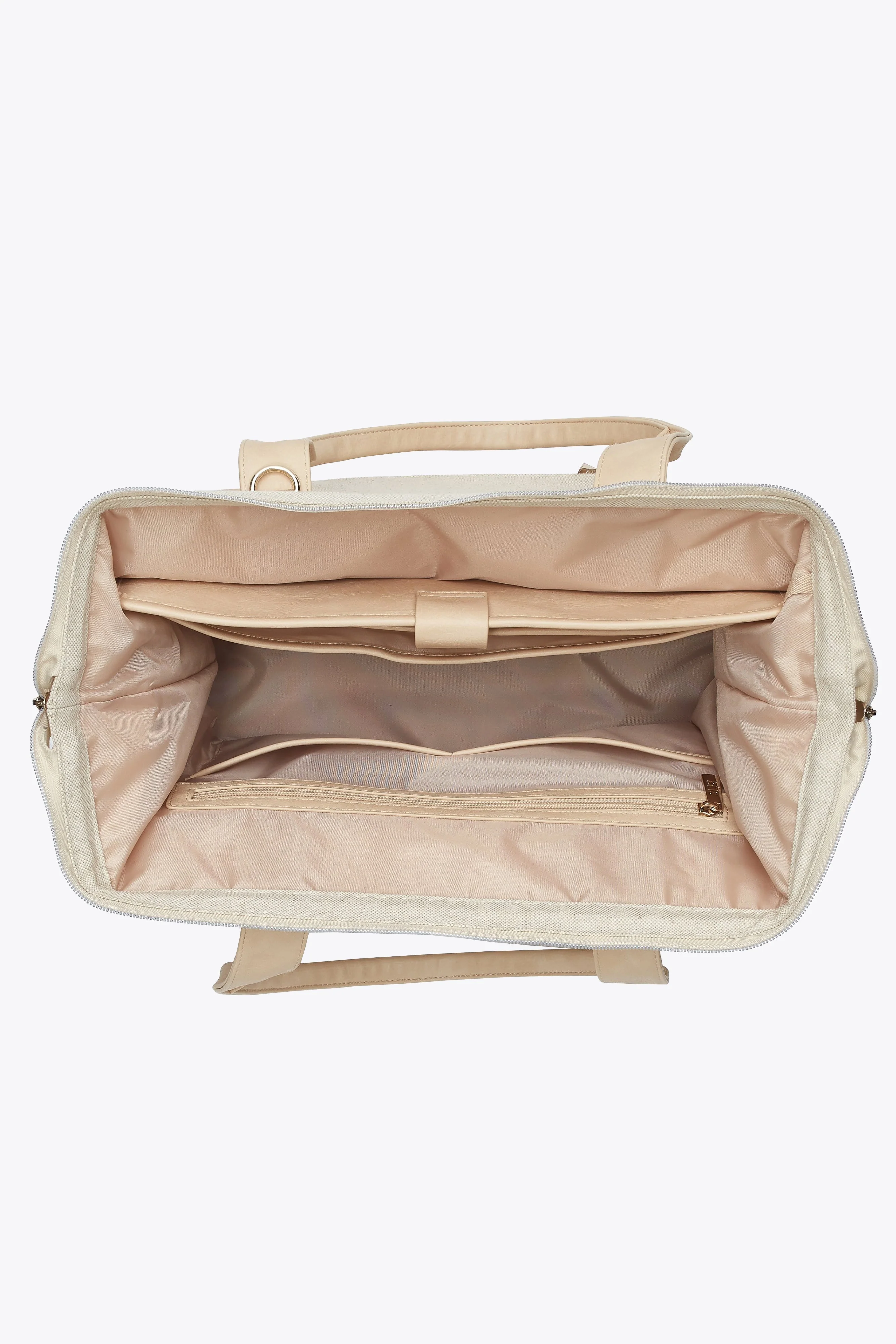 Resale The Convertible Mini Weekender in Beige - Image 7