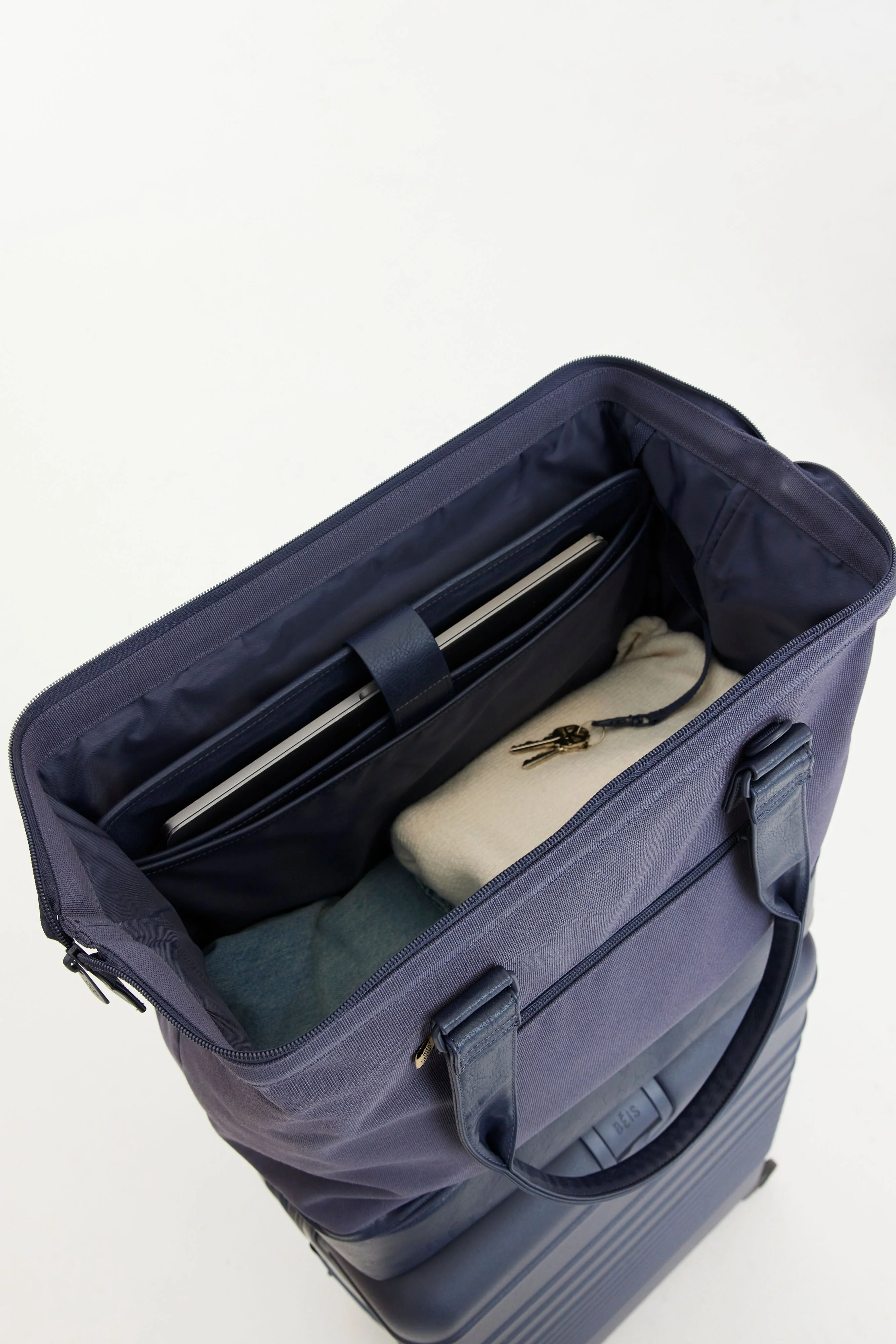 Resale The Convertible Mini Weekender in Navy - Image 10