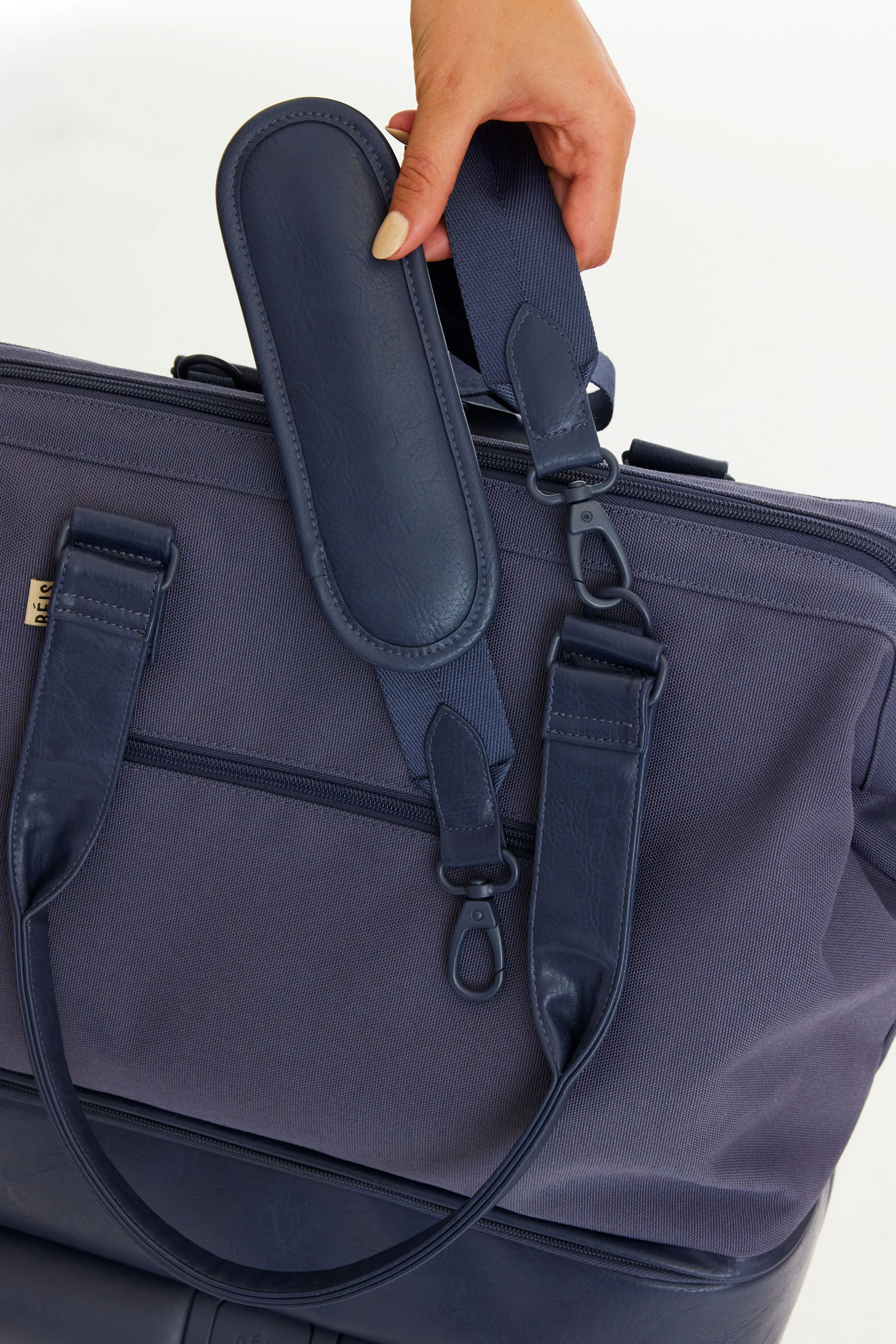 Resale The Convertible Mini Weekender in Navy - Image 11