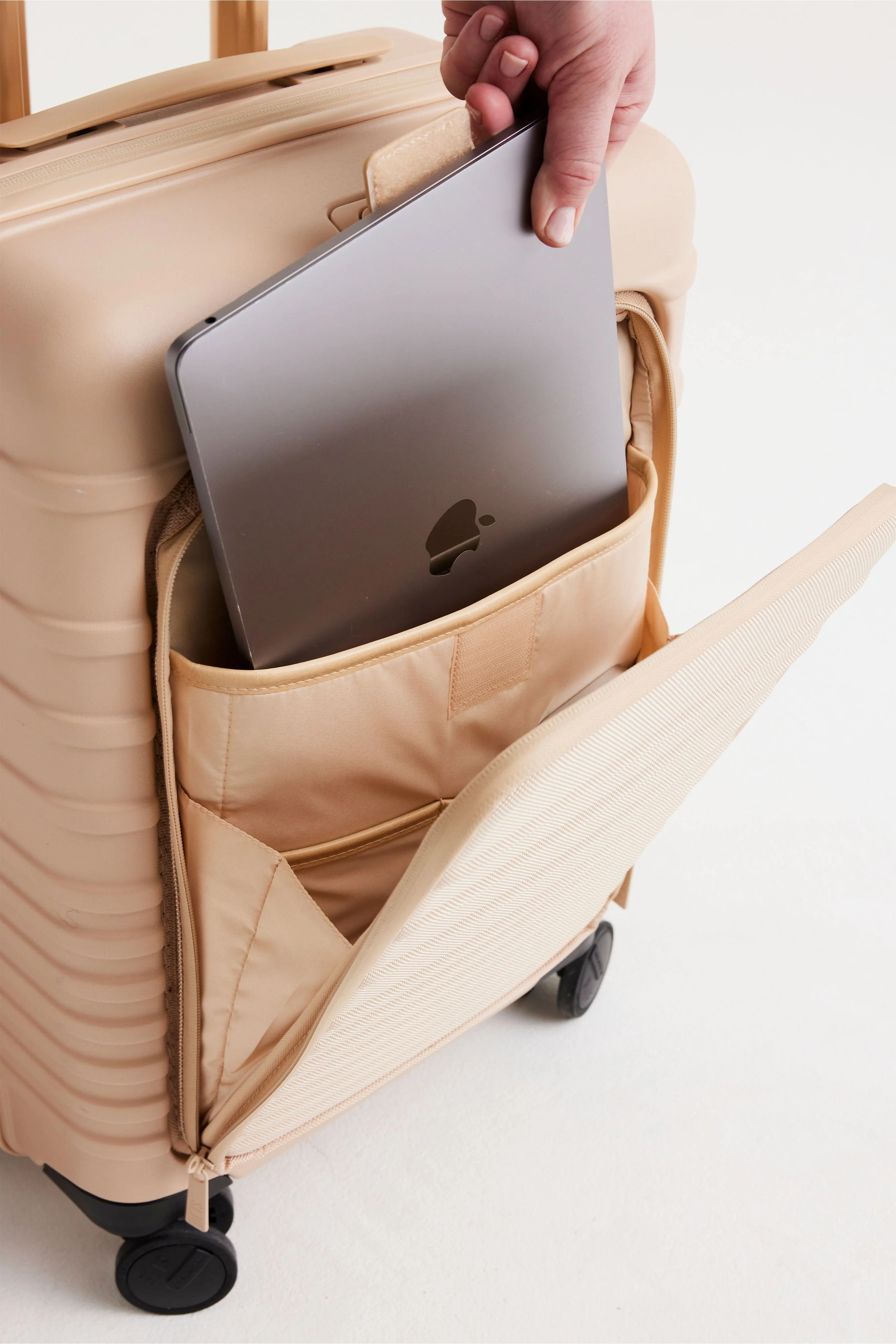 Resale The Front Pocket Carry-On Roller in Beige - Image 6