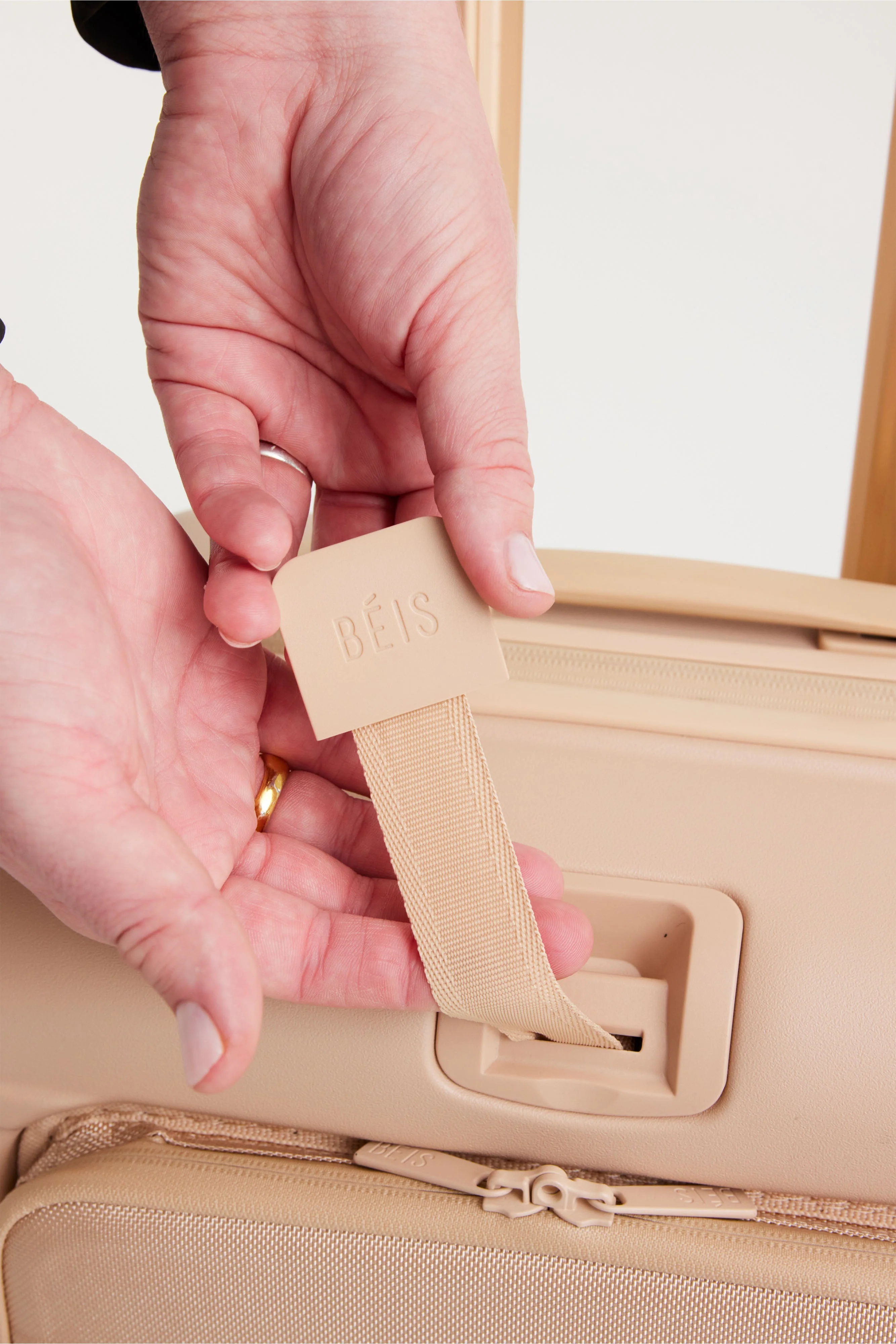 Resale The Front Pocket Carry-On Roller in Beige - Image 8