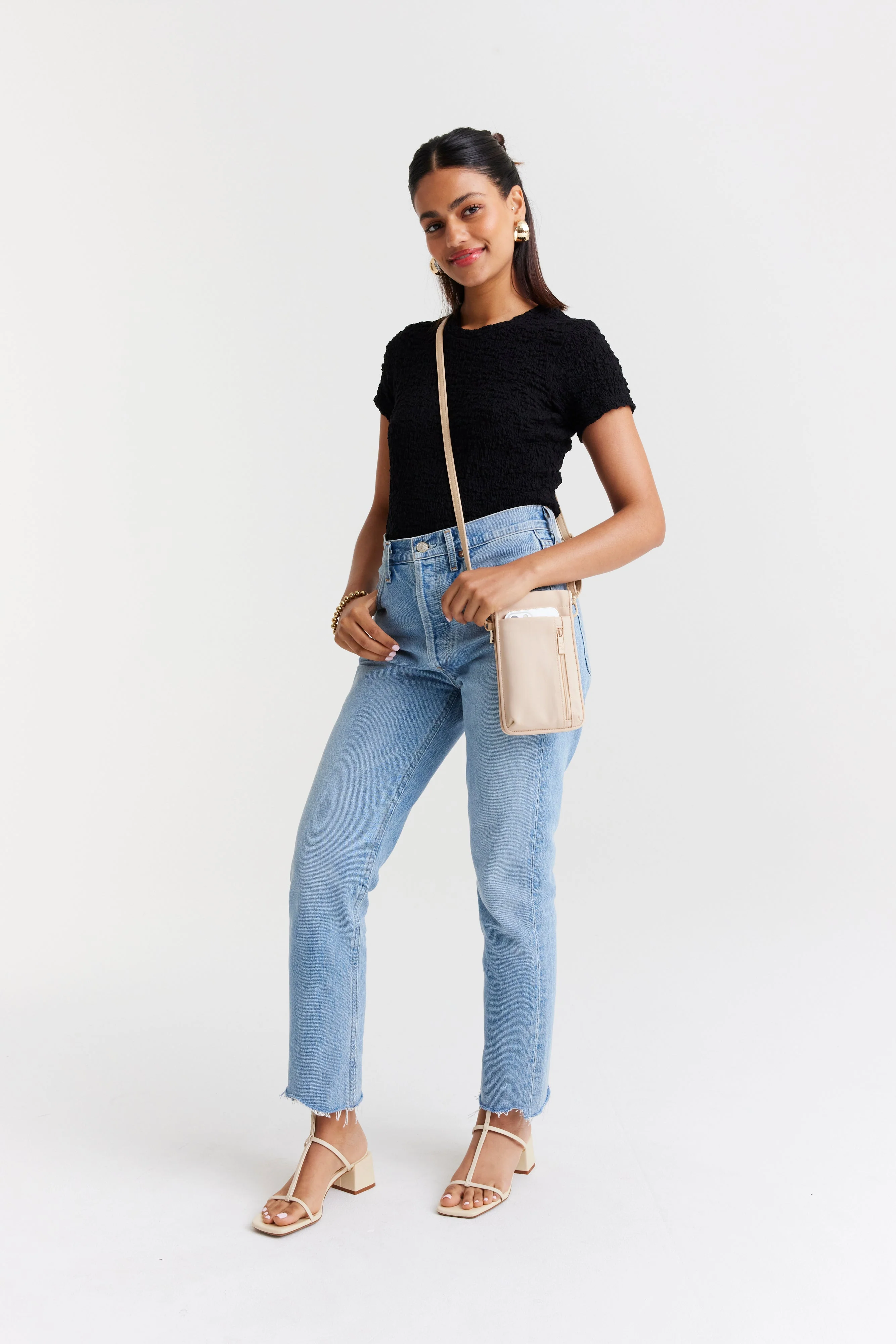 Resale The ID Crossbody Bag in Beige - Image 5