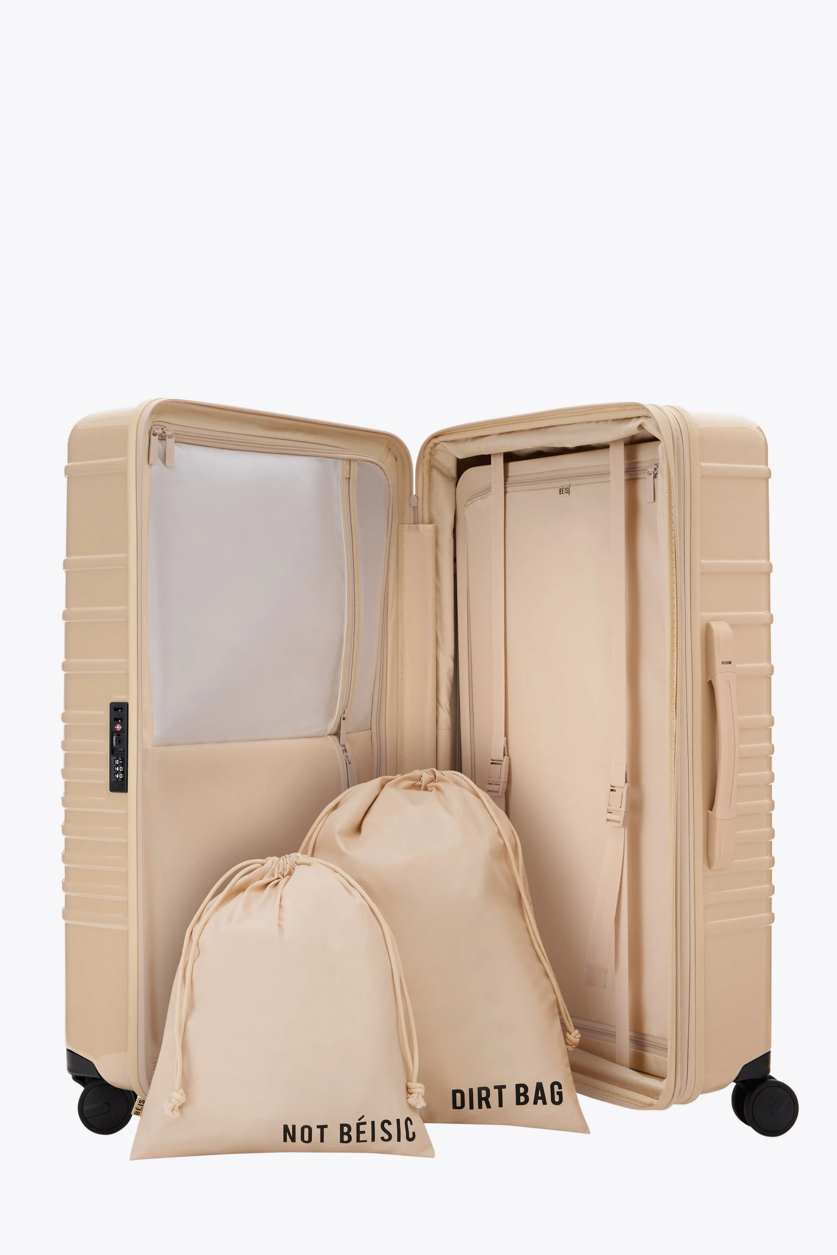Resale The Large Check-In Roller in Glossy Beige - Image 4