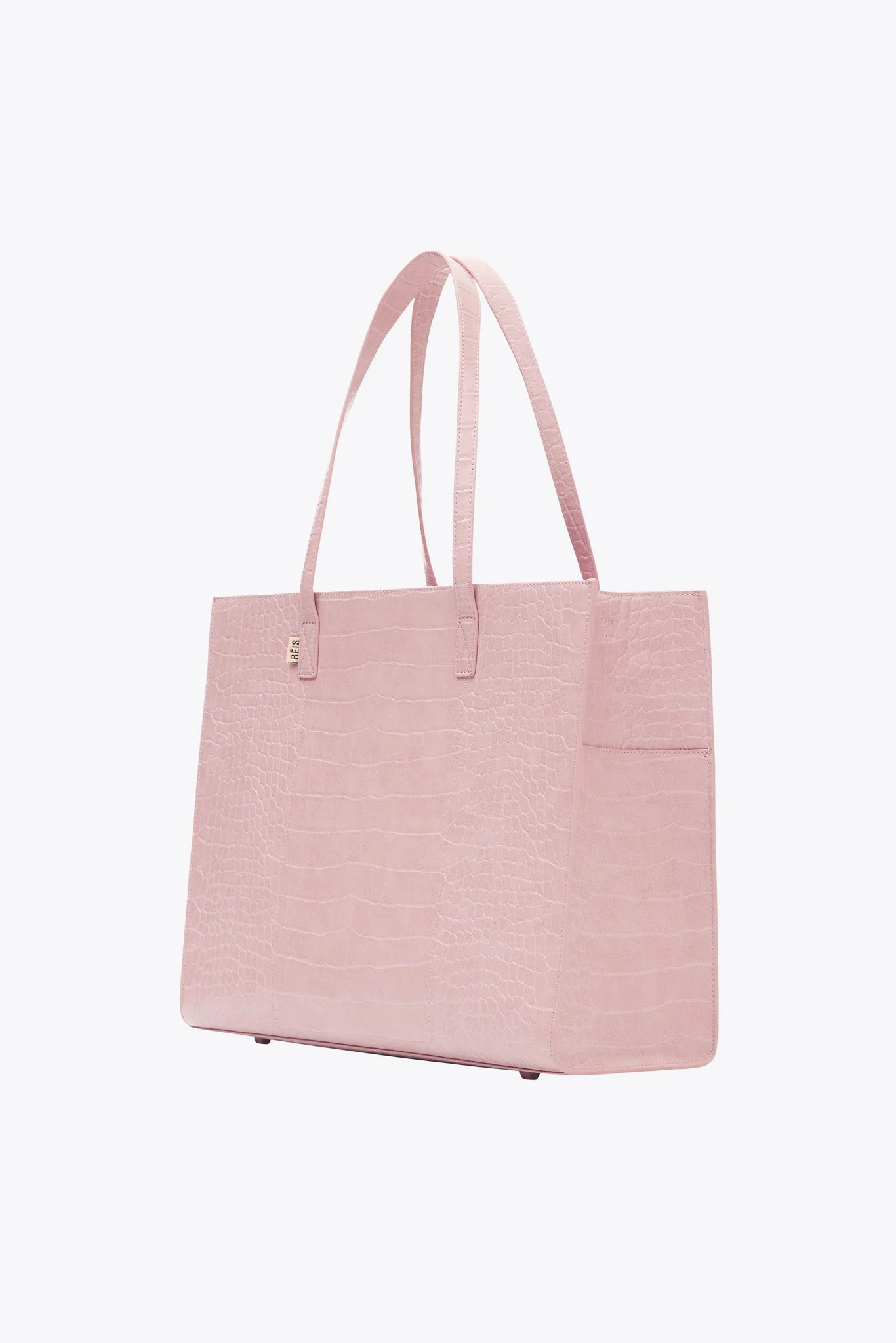 Resale The Large Work Tote in Atlas Pink Croc - Image 2
