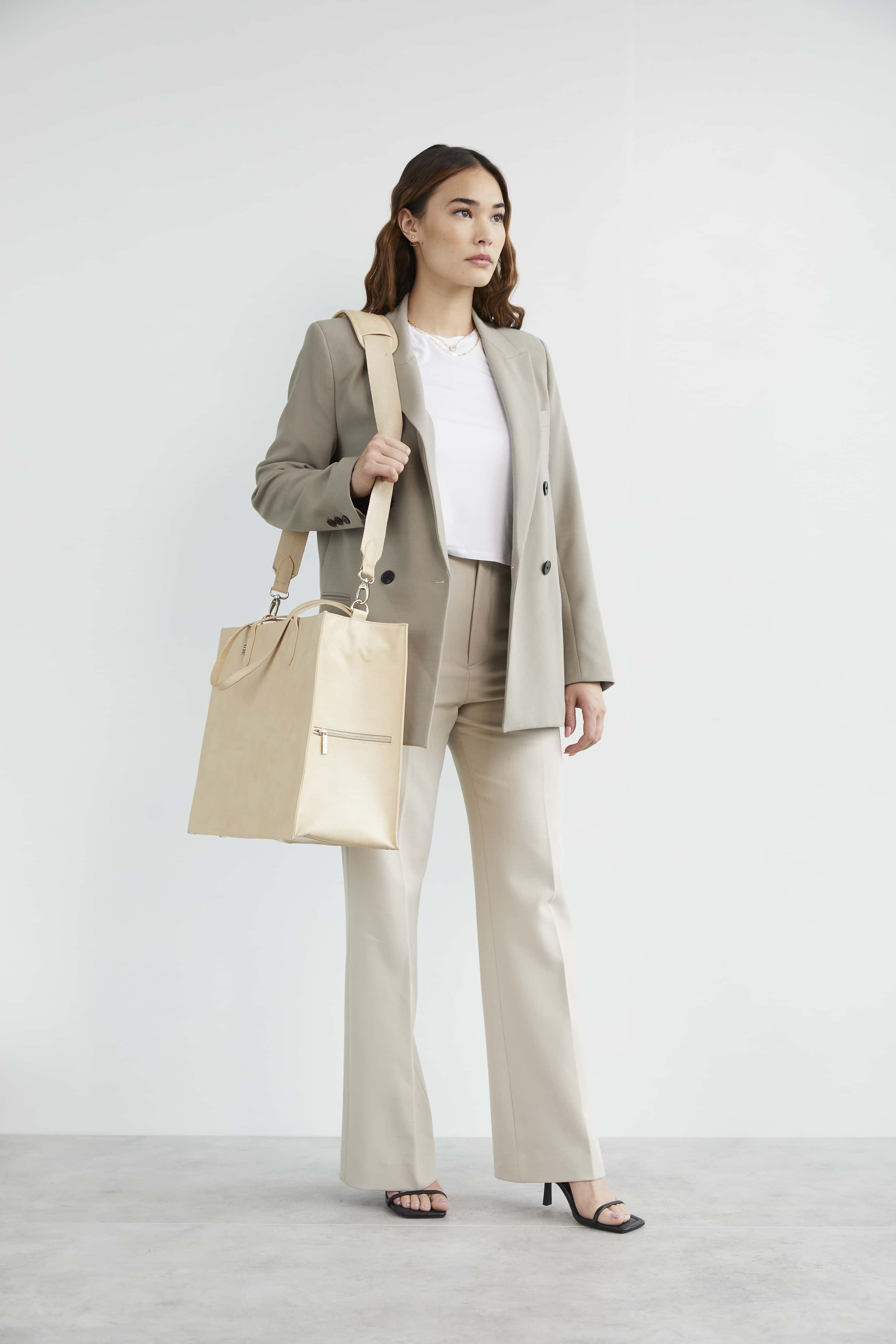 Resale The Large Work Tote in Beige - Image 10