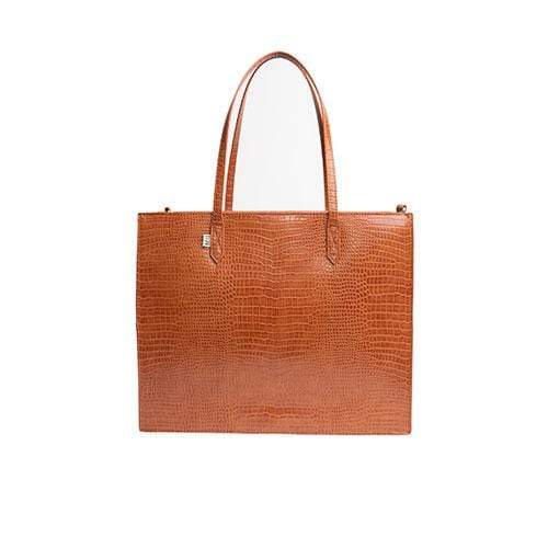 Resale The Large Work Tote in Cognac Croc - Image 12