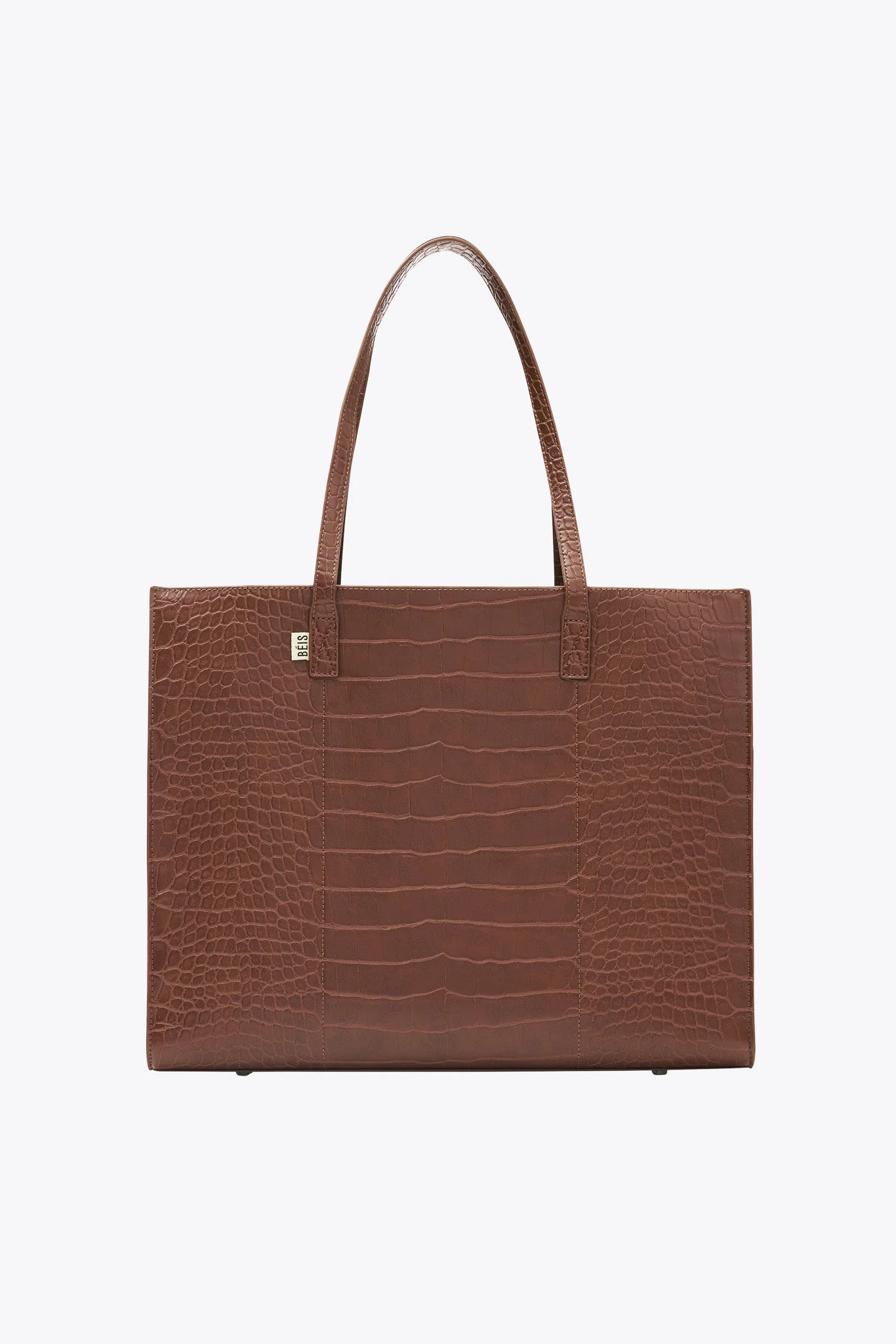 Resale The Large Work Tote in Maple Croc - Image 12