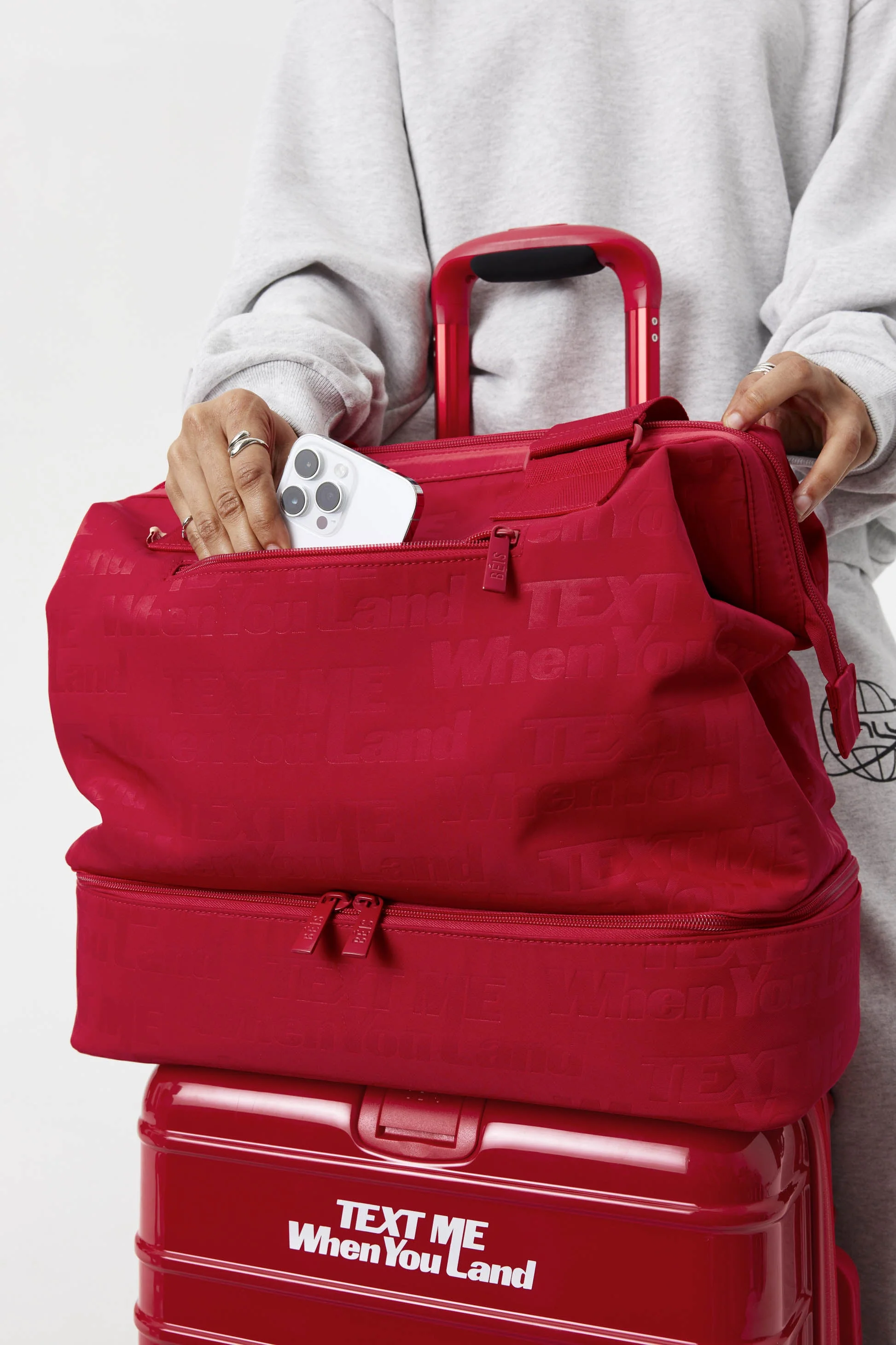 Resale The Mini Weekender in Text Me Red - Image 7