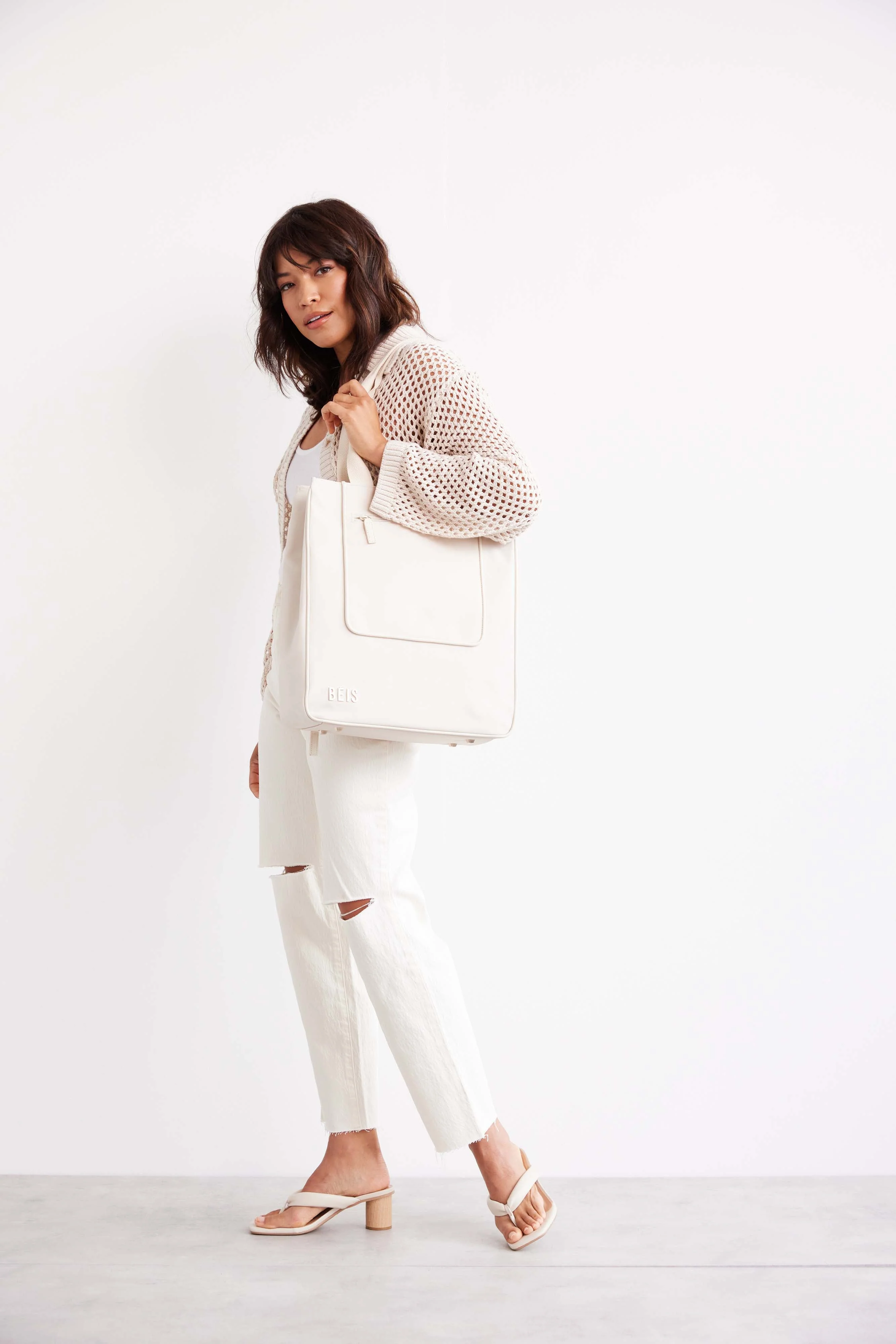 Resale The North To South Tote in Beige - Image 5