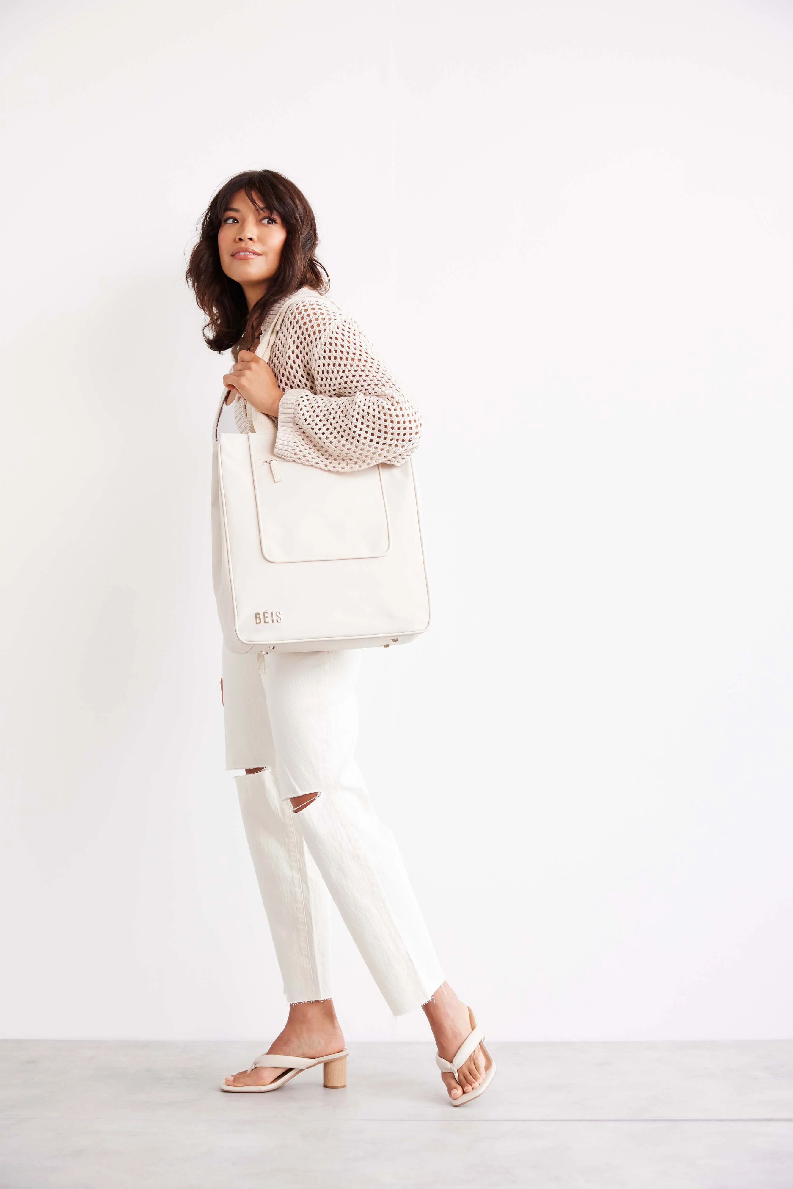 Resale The North To South Tote in Beige - Image 6