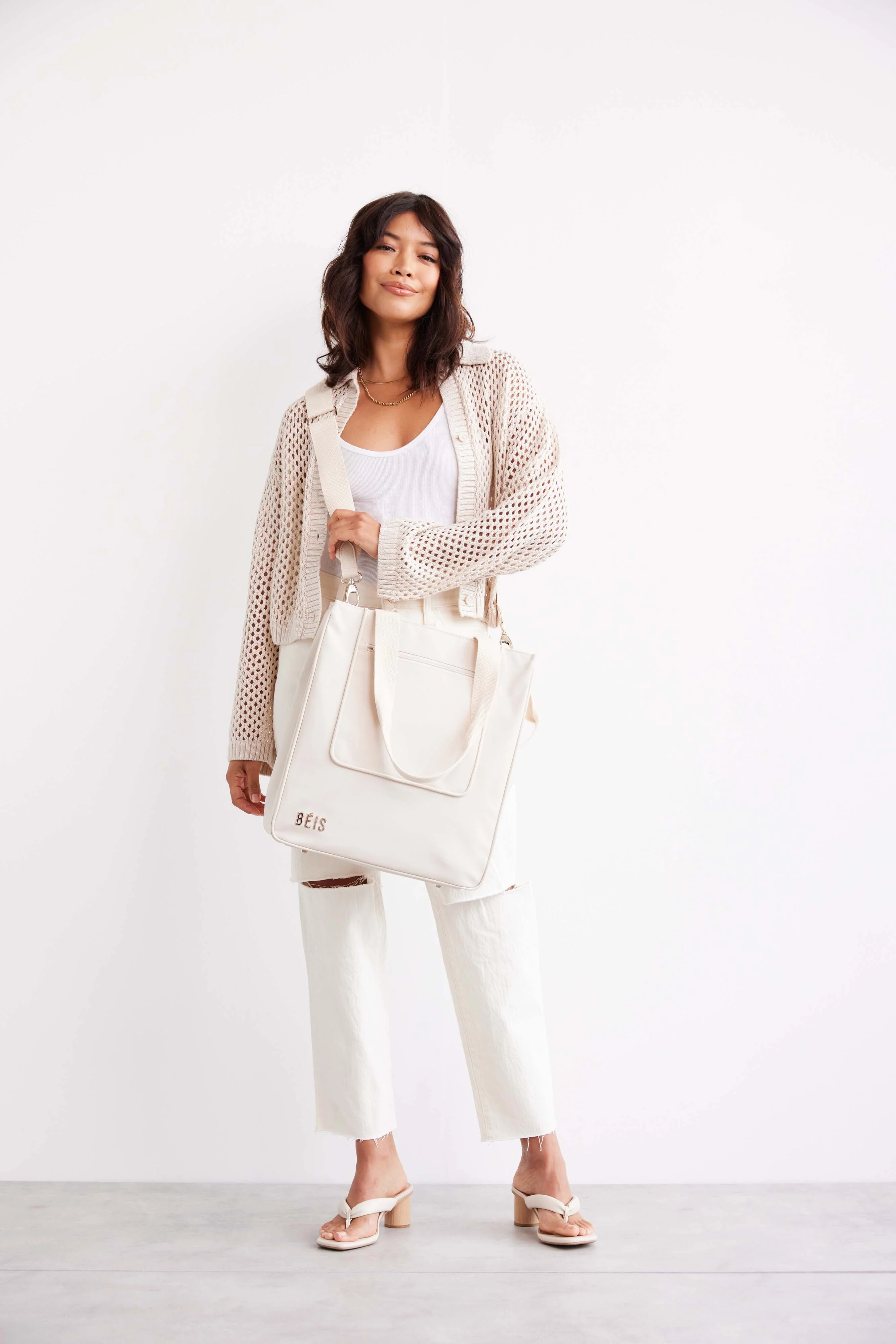 Resale The North To South Tote in Beige - Image 7