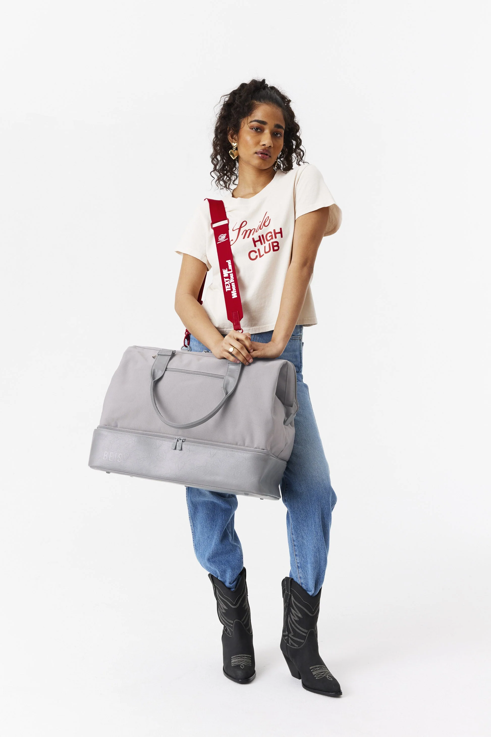 Resale The Shoulder Strap in Text Me Red - Image 6