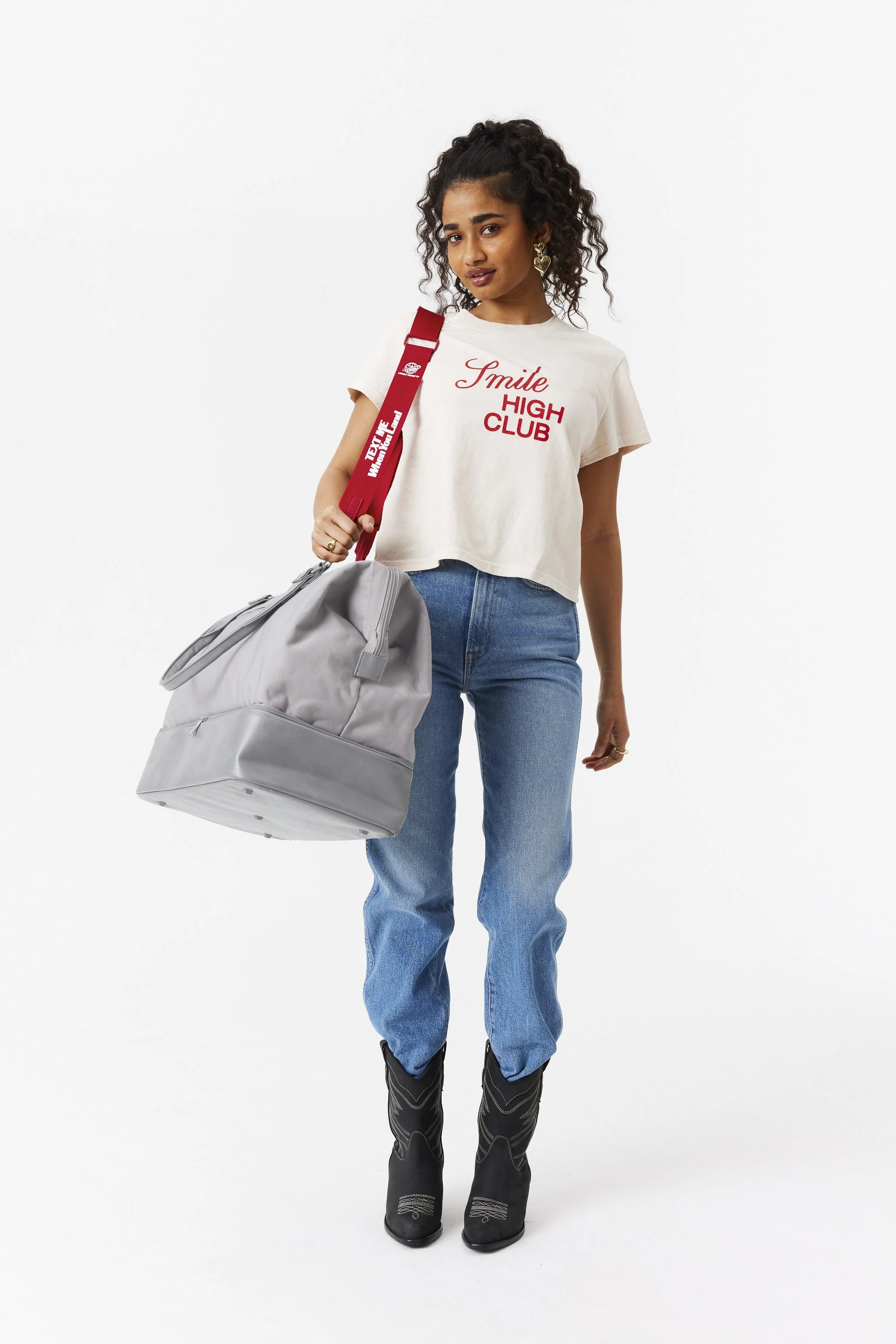 Resale The Shoulder Strap in Text Me Red - Image 7