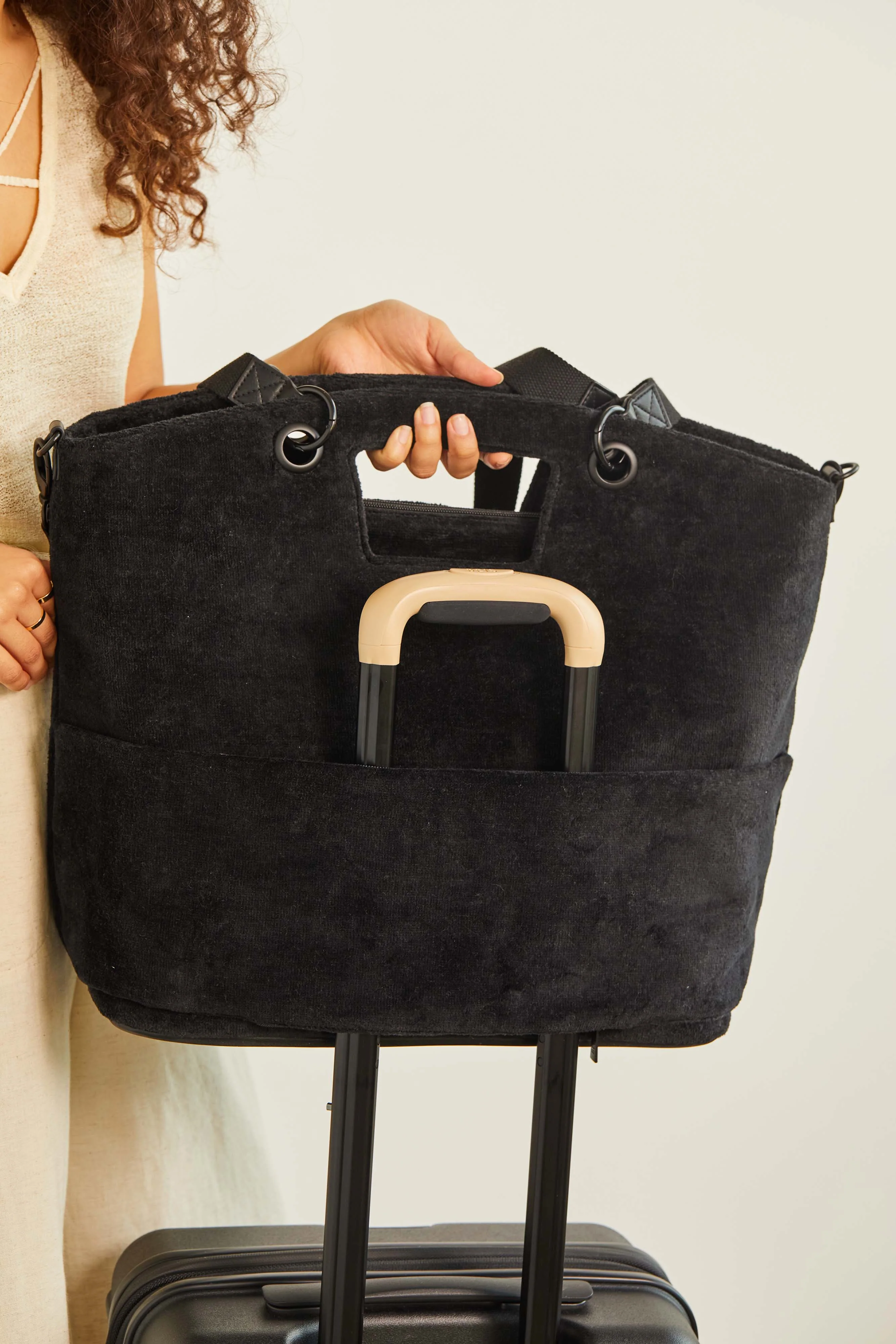 Resale The Terry Tote in Black - Image 9