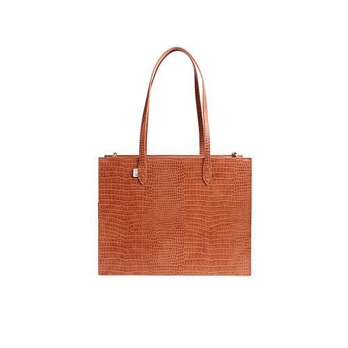 Resale The Work Tote in Cognac Croc - Image 11