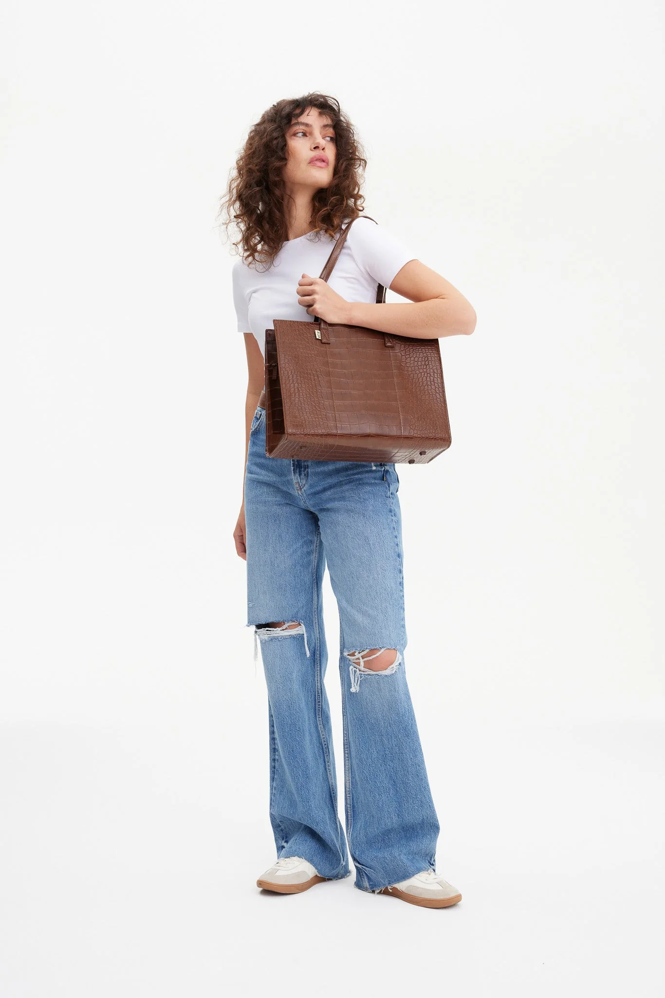 Resale The Work Tote in Maple Croc - Image 5
