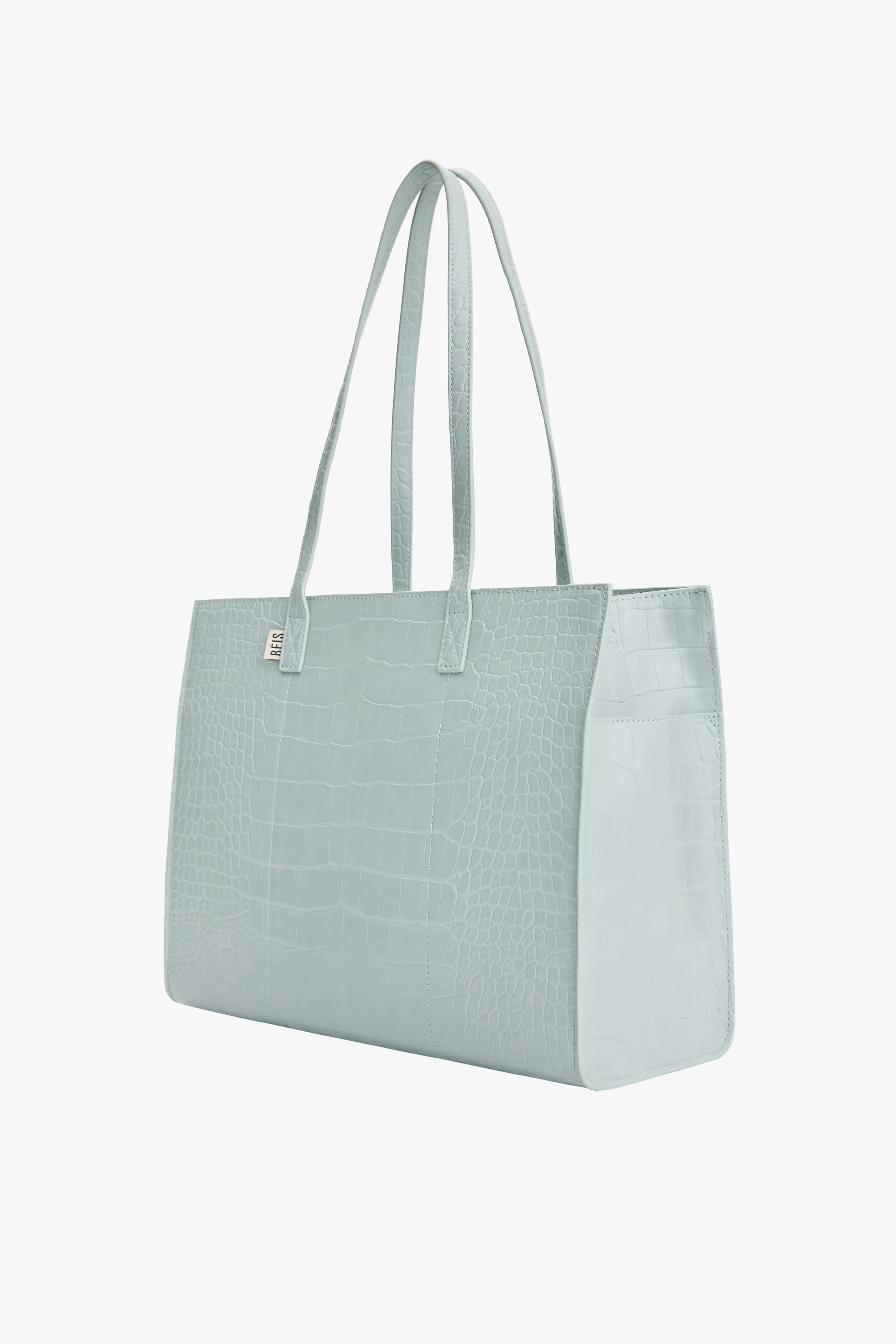 Resale The Work Tote in Slate Croc - Image 2