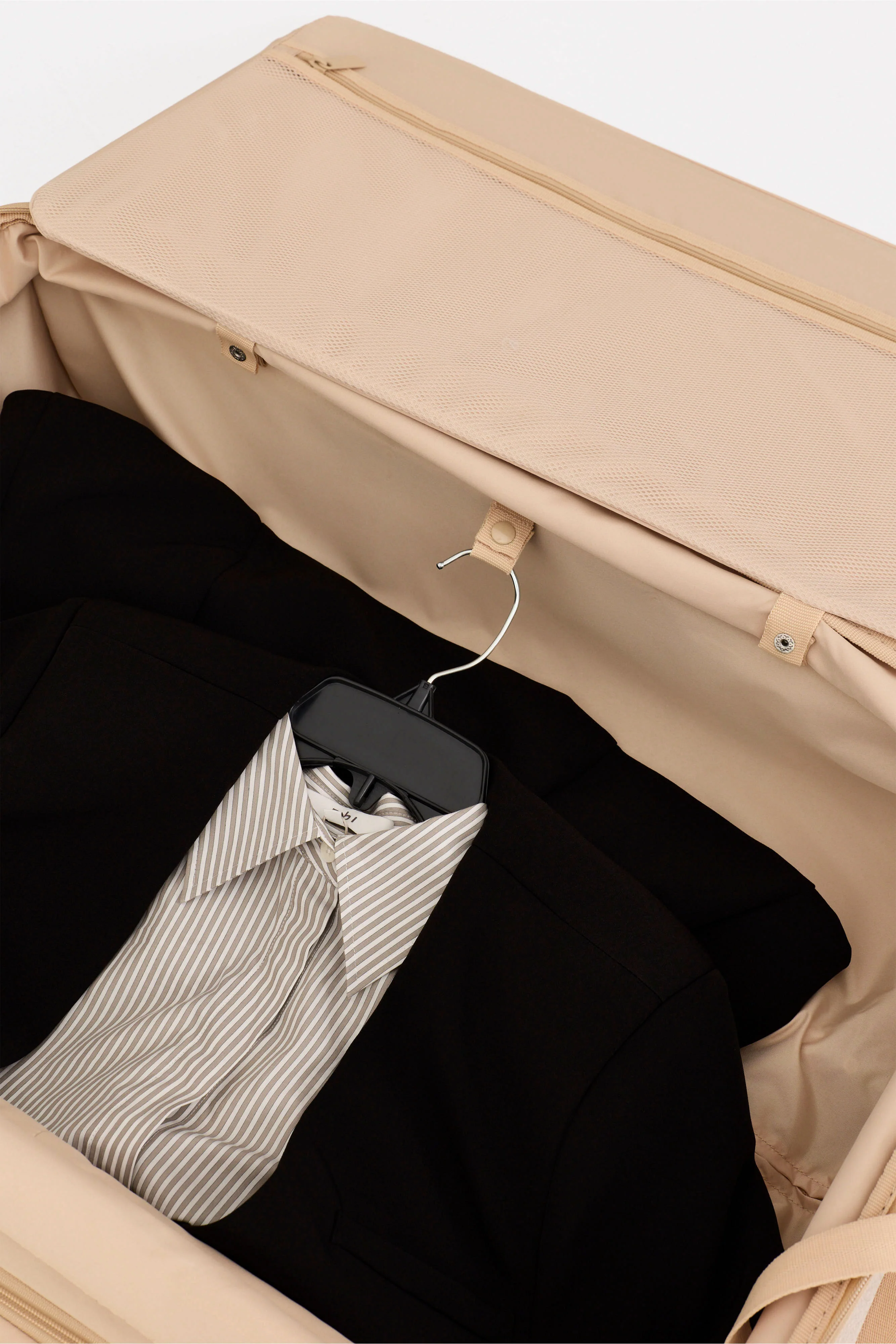 The Medium Check-In Roller in Beige - Image 6