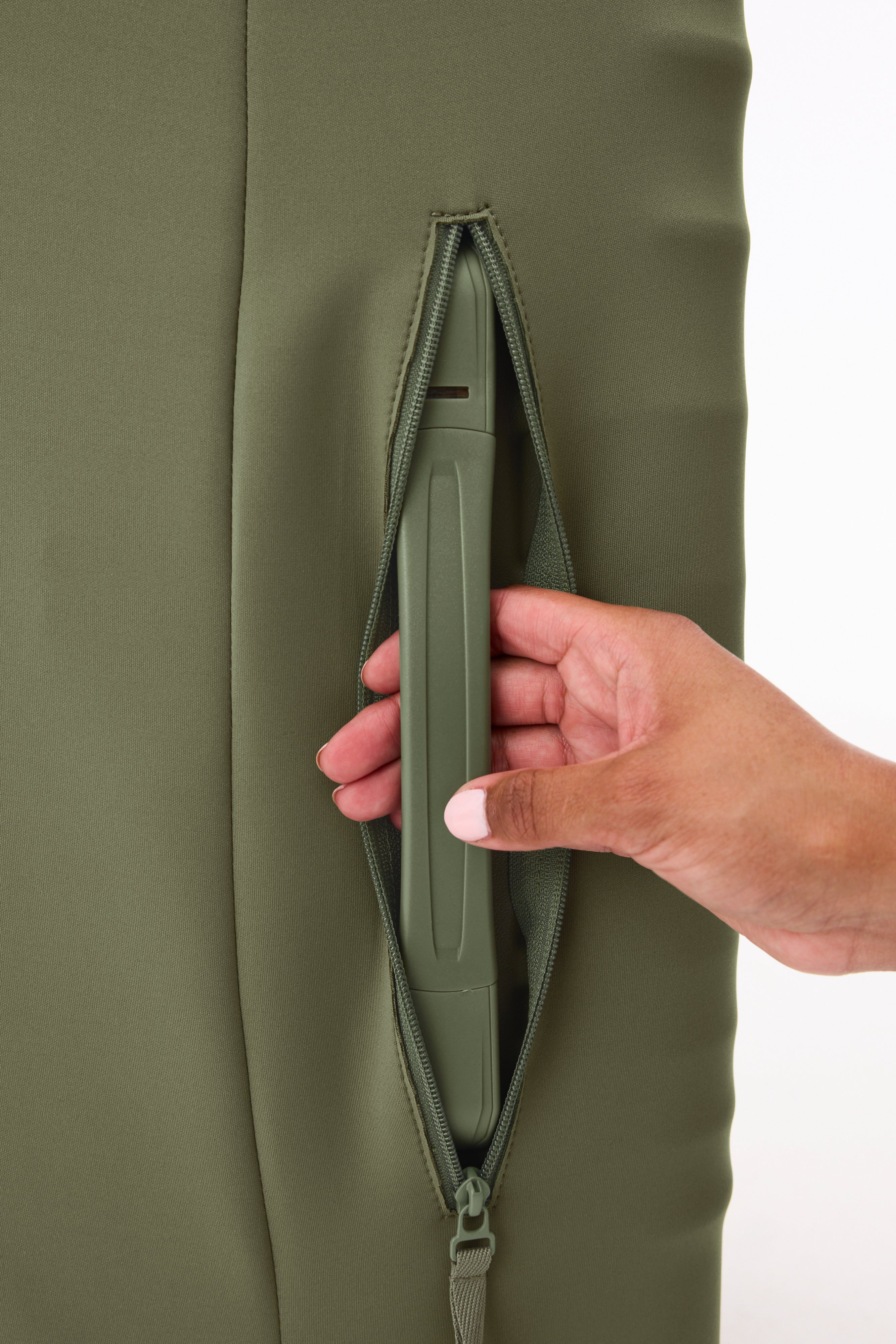 The Carry-On Luggage Cover in Olive - Image 6