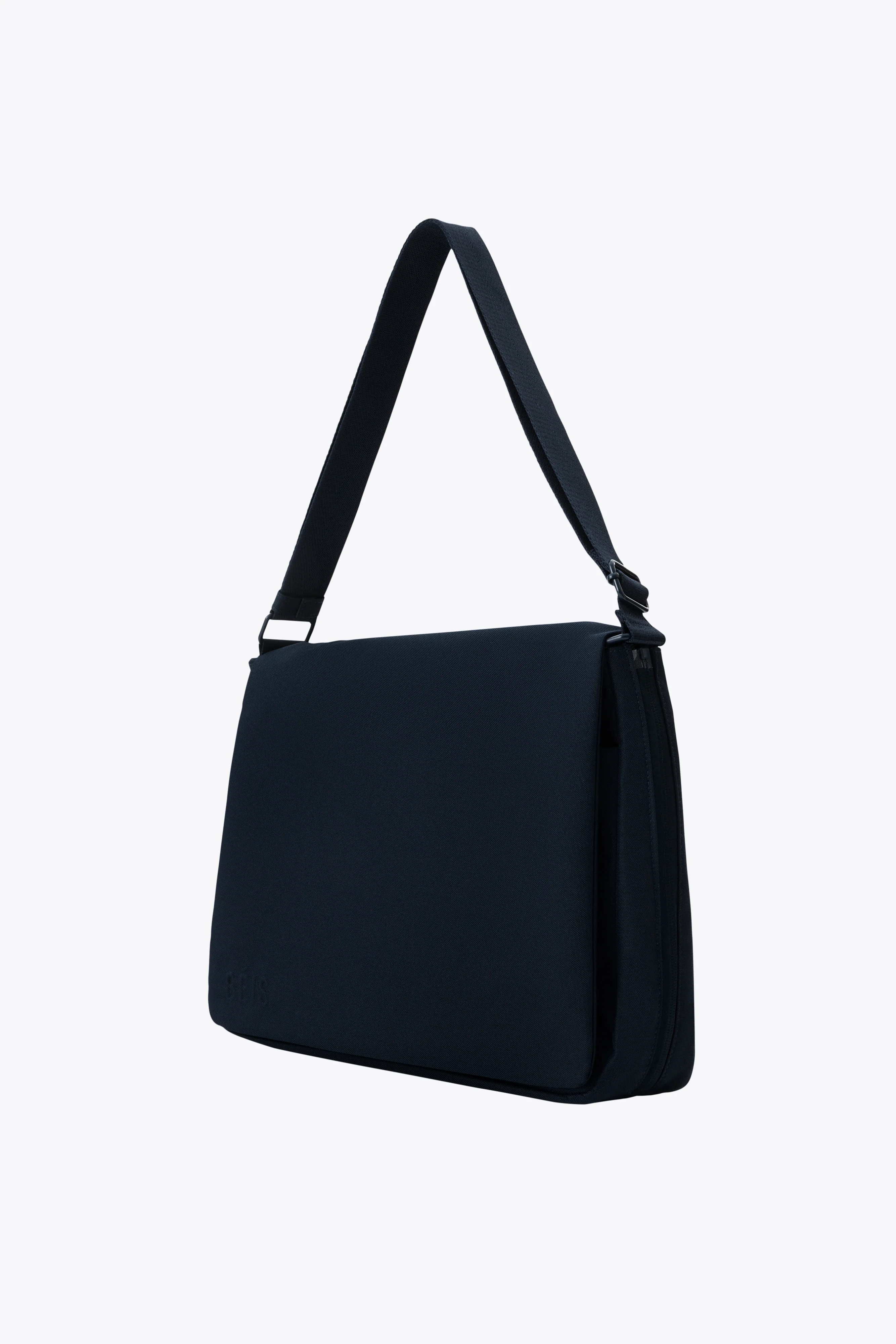 The Expandable Messenger Tote in Navy - Image 2