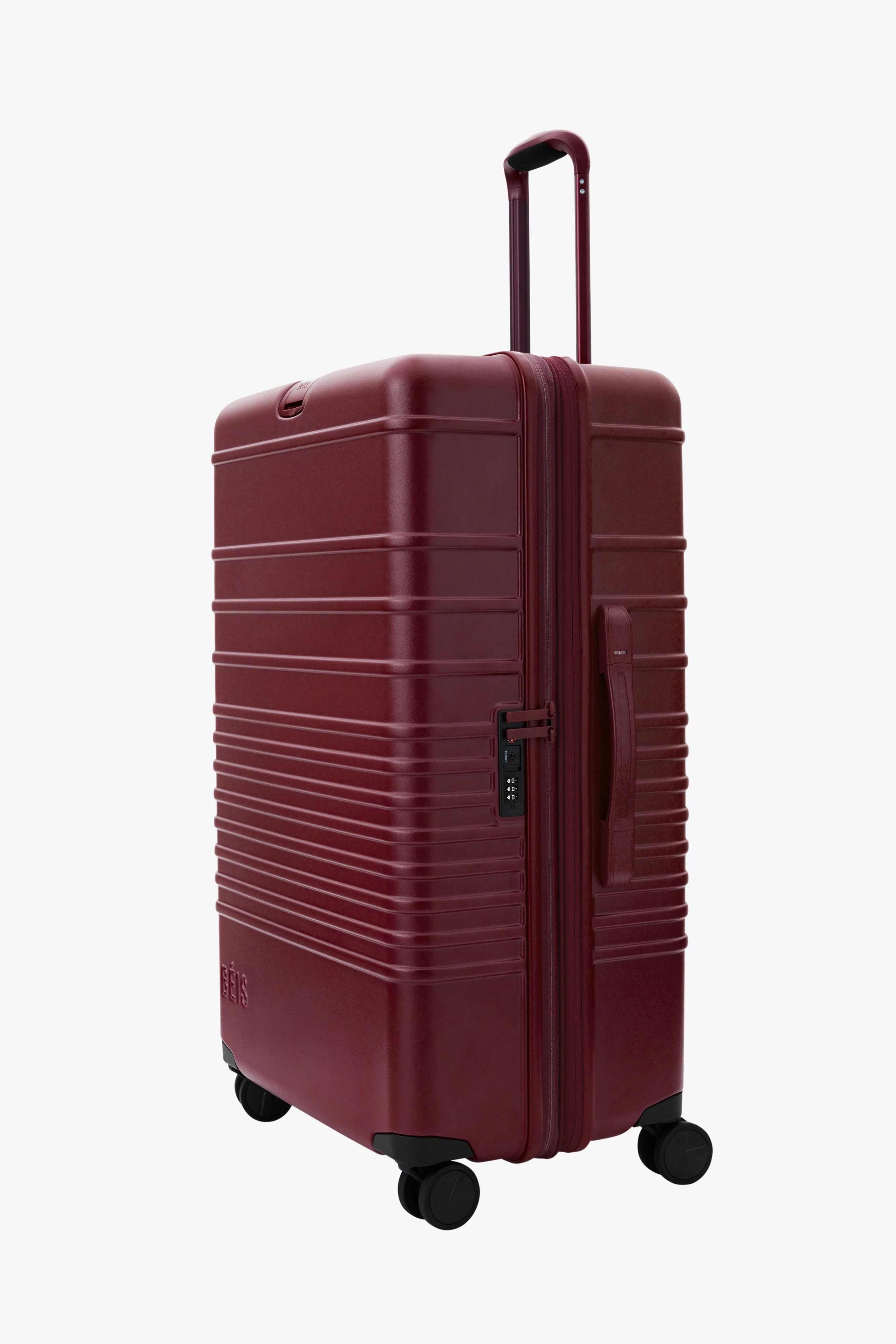 The Large Check-In Roller in Burgundy - Image 2