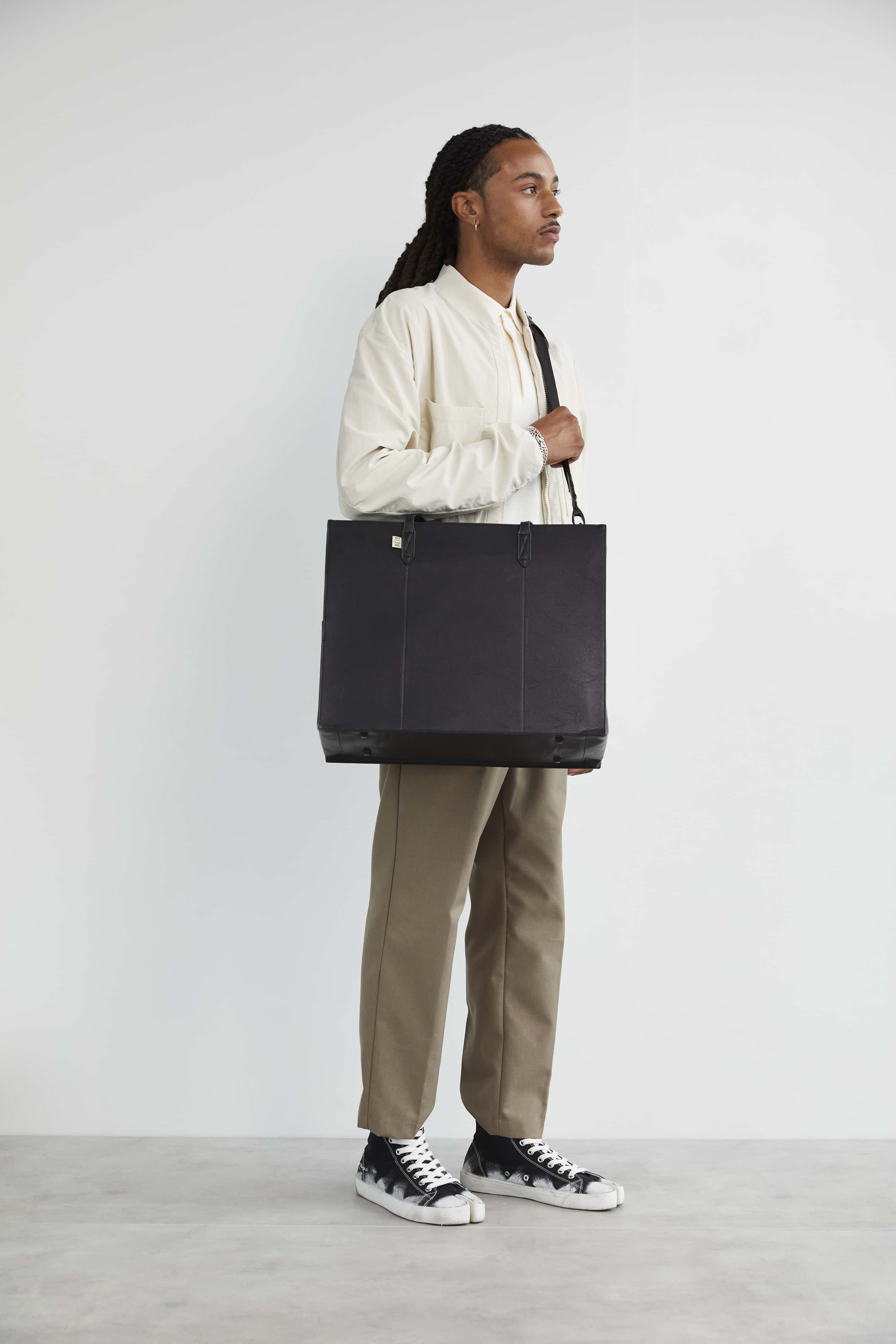 The Large Work Tote in Black - Image 2