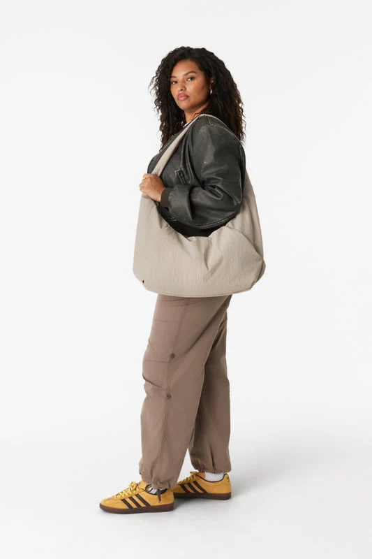 The Oversized Crescent Catchall in Oat - Image 5