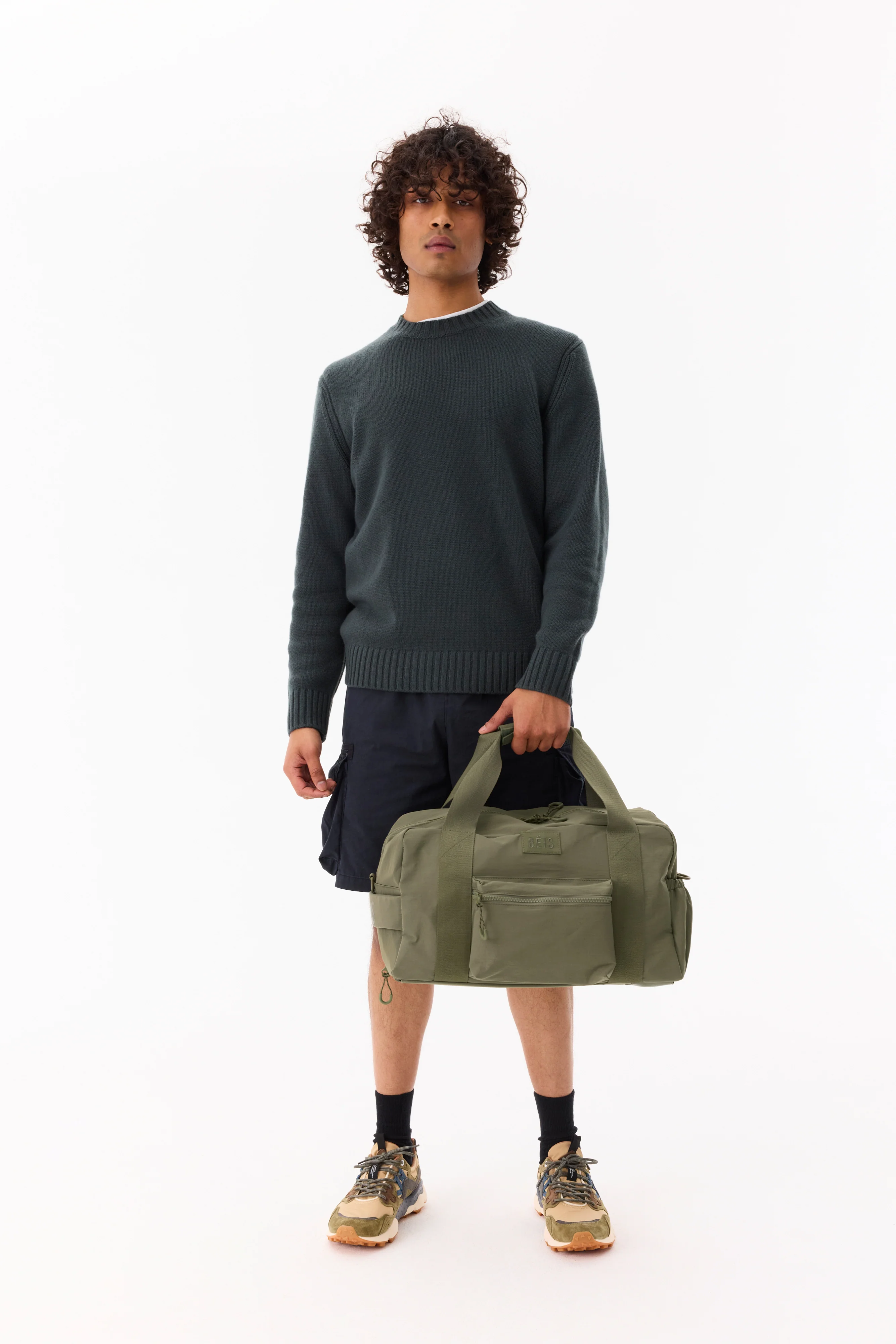 The Sport Duffle Backpack in Olive - Image 5