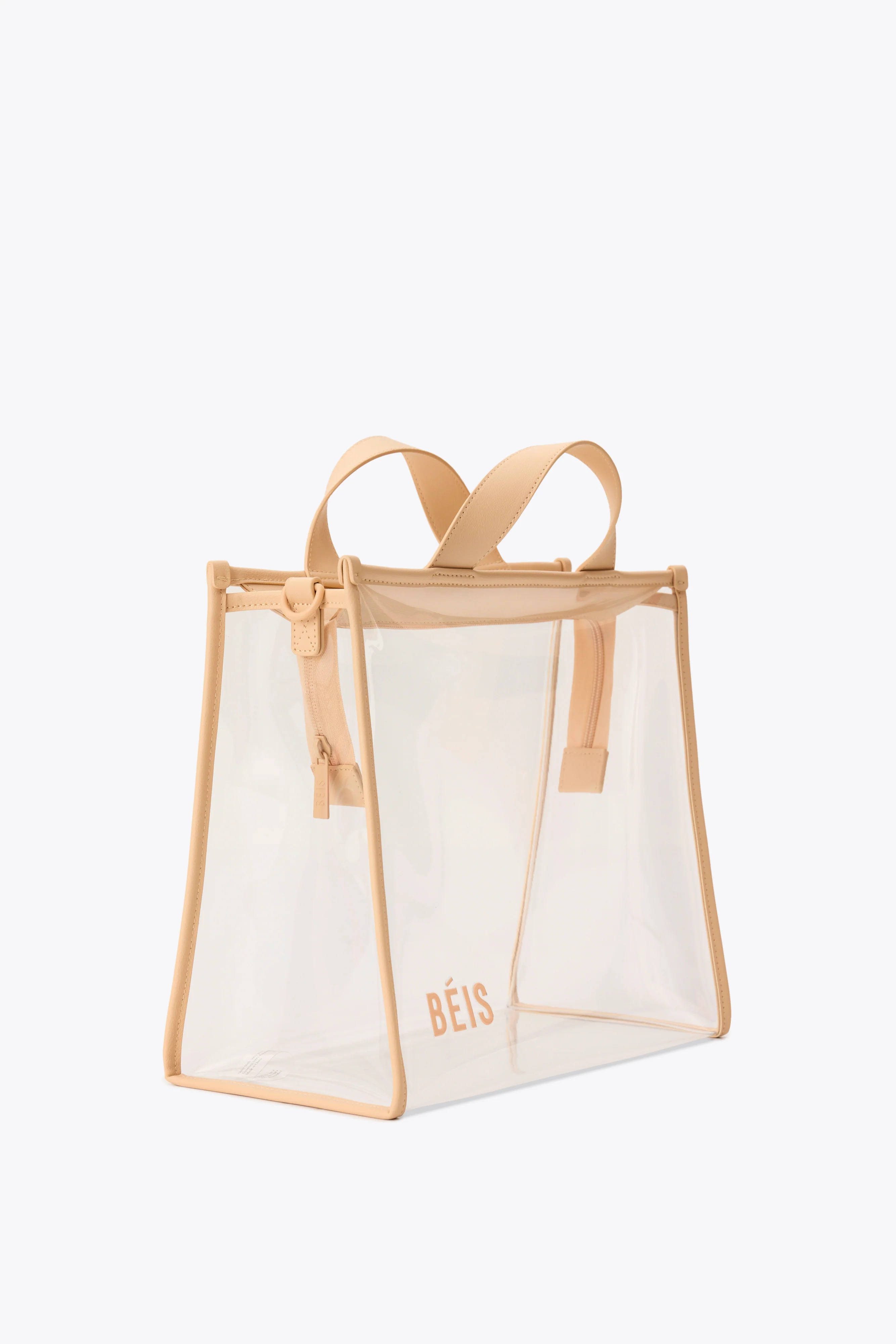 The Stadium Tote in Beige - Image 4